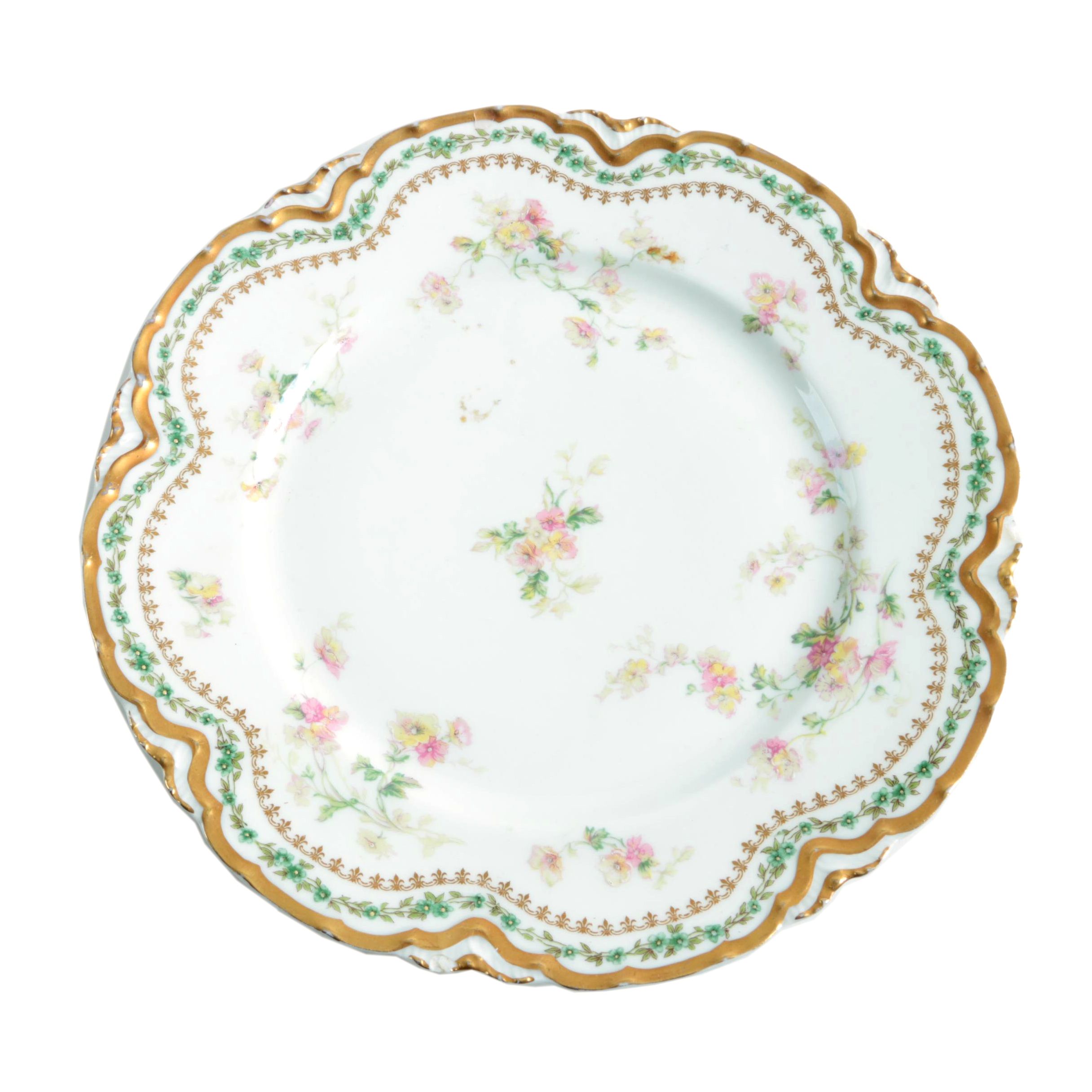 Vintage Haviland Limoges Porcelain Dessert Plate