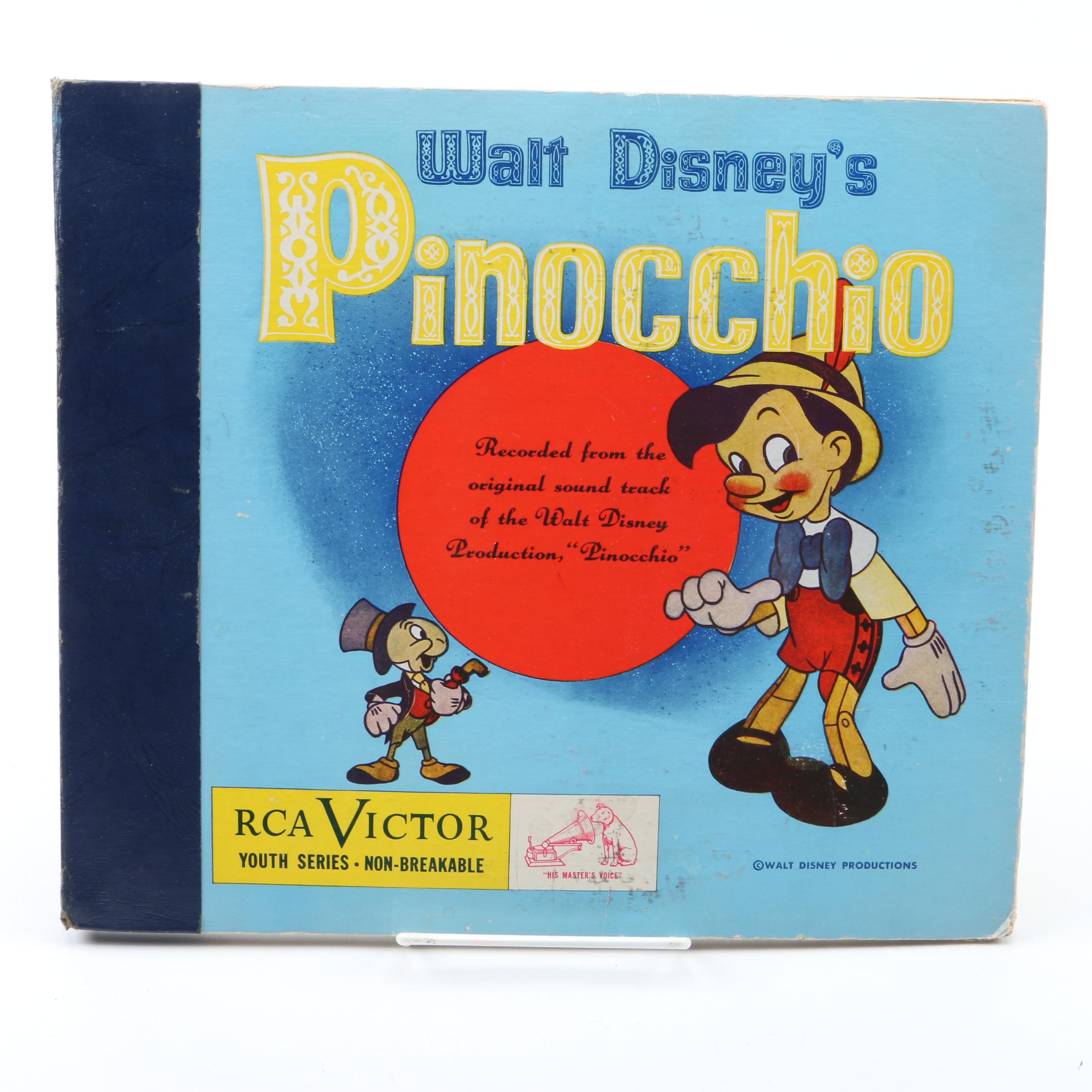 RCA Victor "Walt Disney's Pinocchio" Soundtrack Vinyl