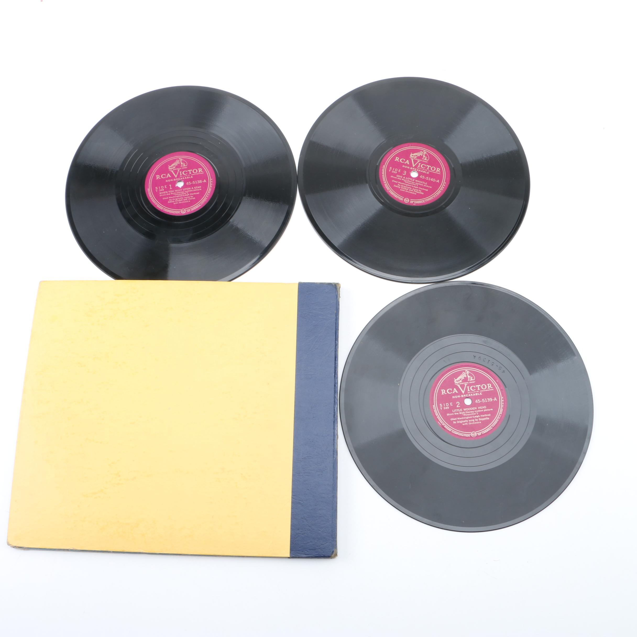 RCA Victor "Walt Disney's Pinocchio" Soundtrack Vinyl