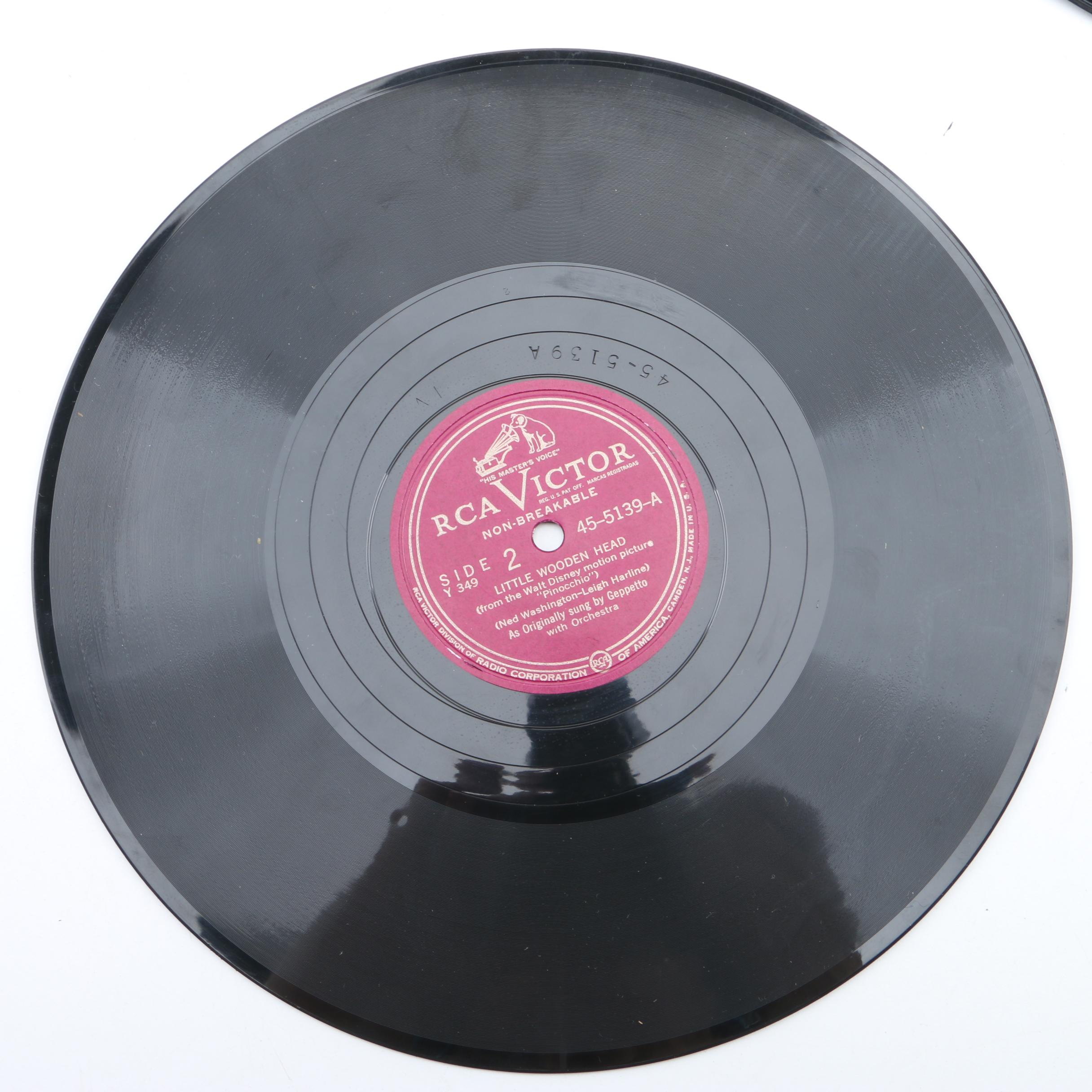 RCA Victor "Walt Disney's Pinocchio" Soundtrack Vinyl