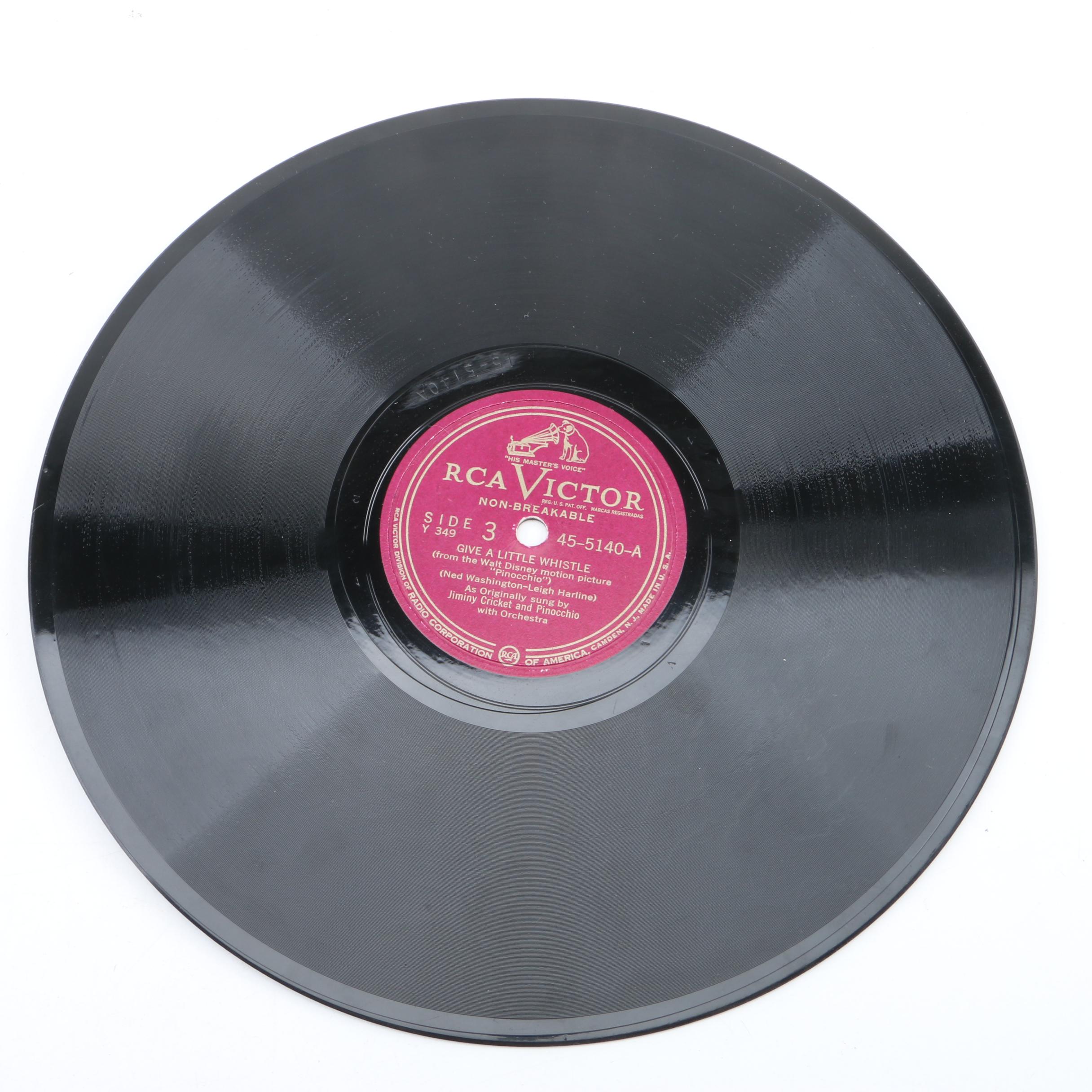 RCA Victor "Walt Disney's Pinocchio" Soundtrack Vinyl