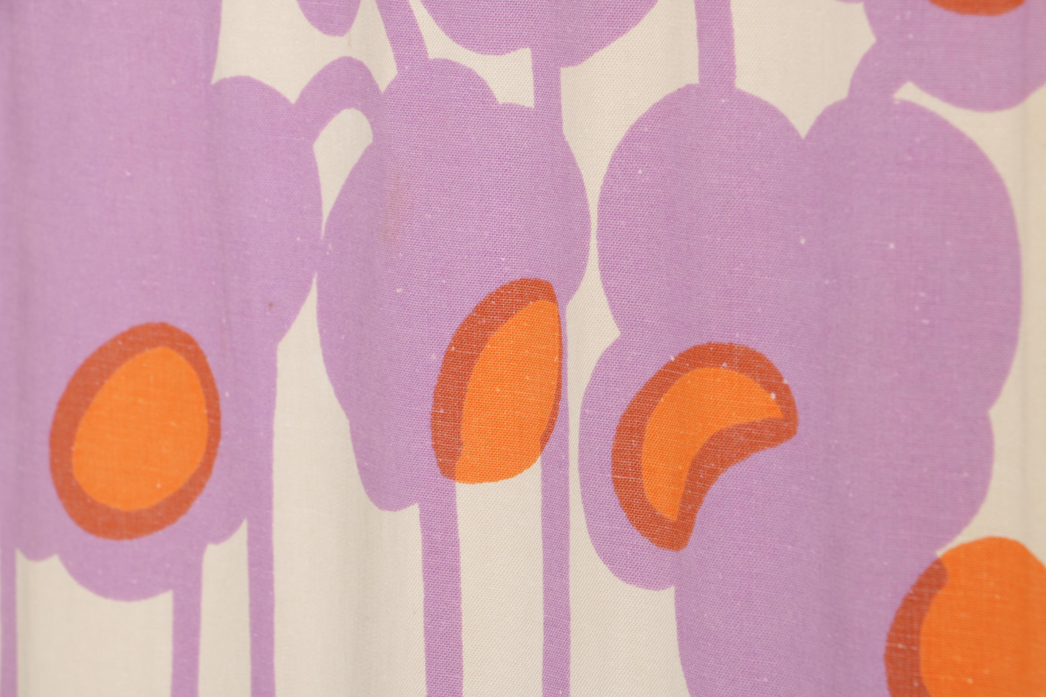 Mod Style Fabric and Wood Privacy Screen