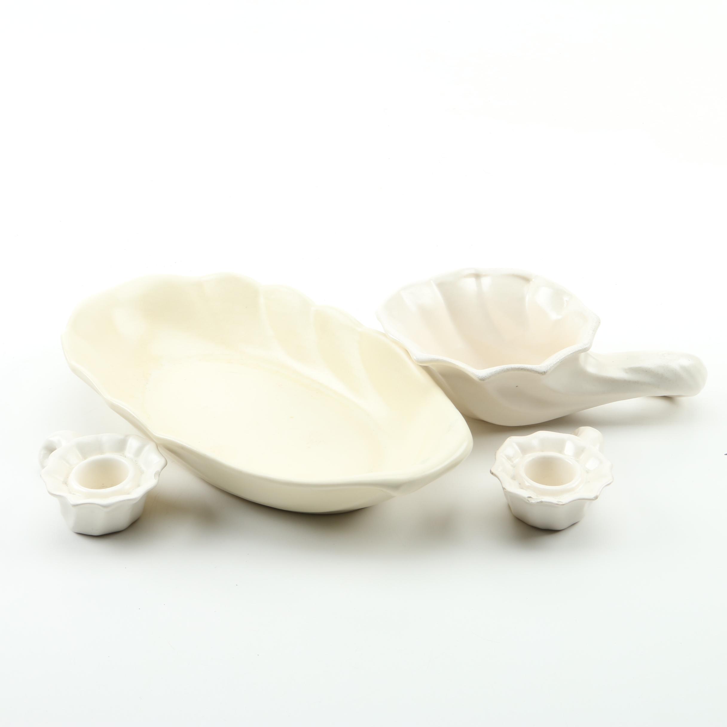 Shell Shaped Candle Holders and Bowls