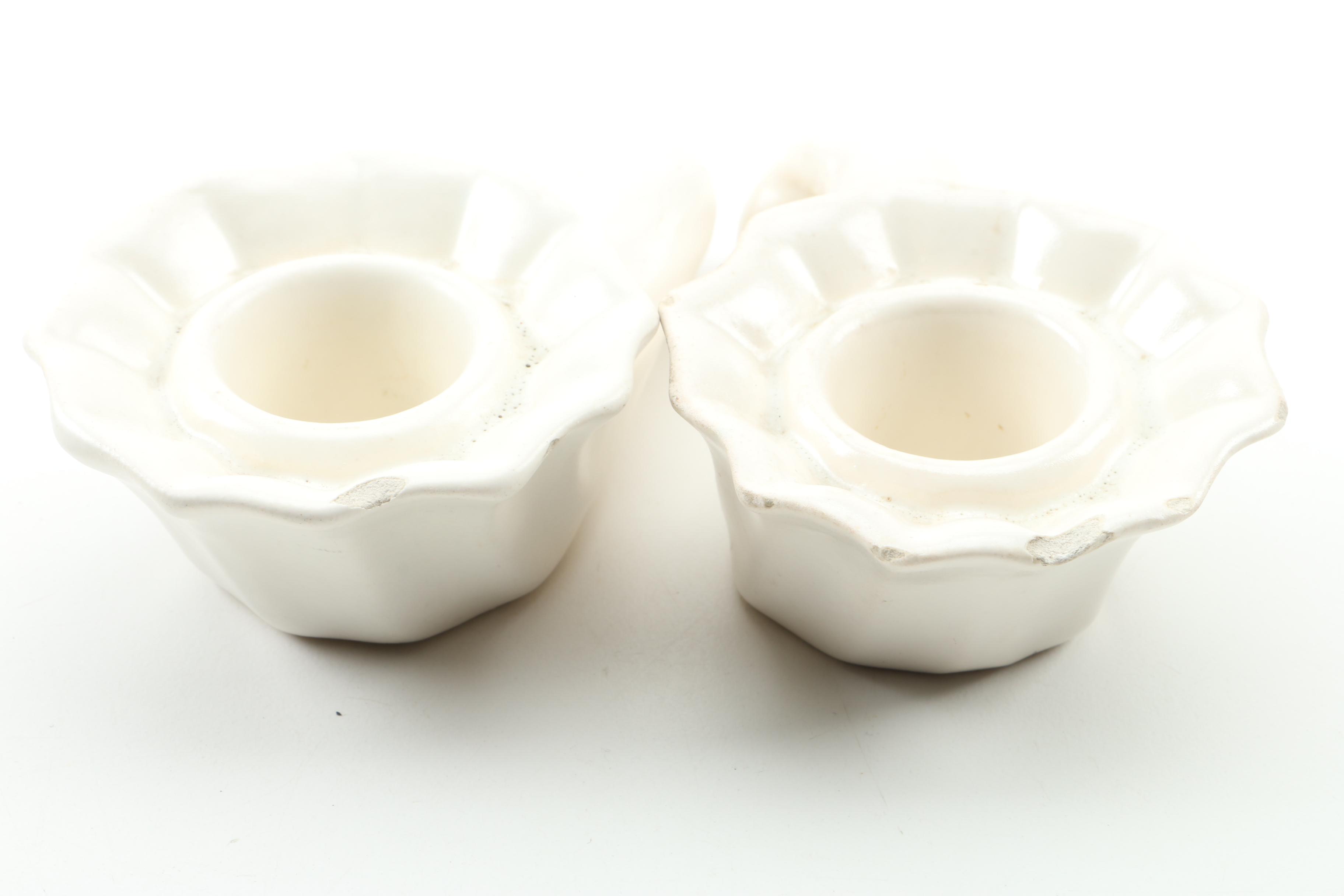 Shell Shaped Candle Holders and Bowls