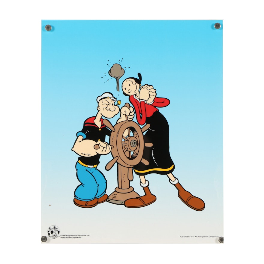 Popeye Sericel by King Features Syndicate
