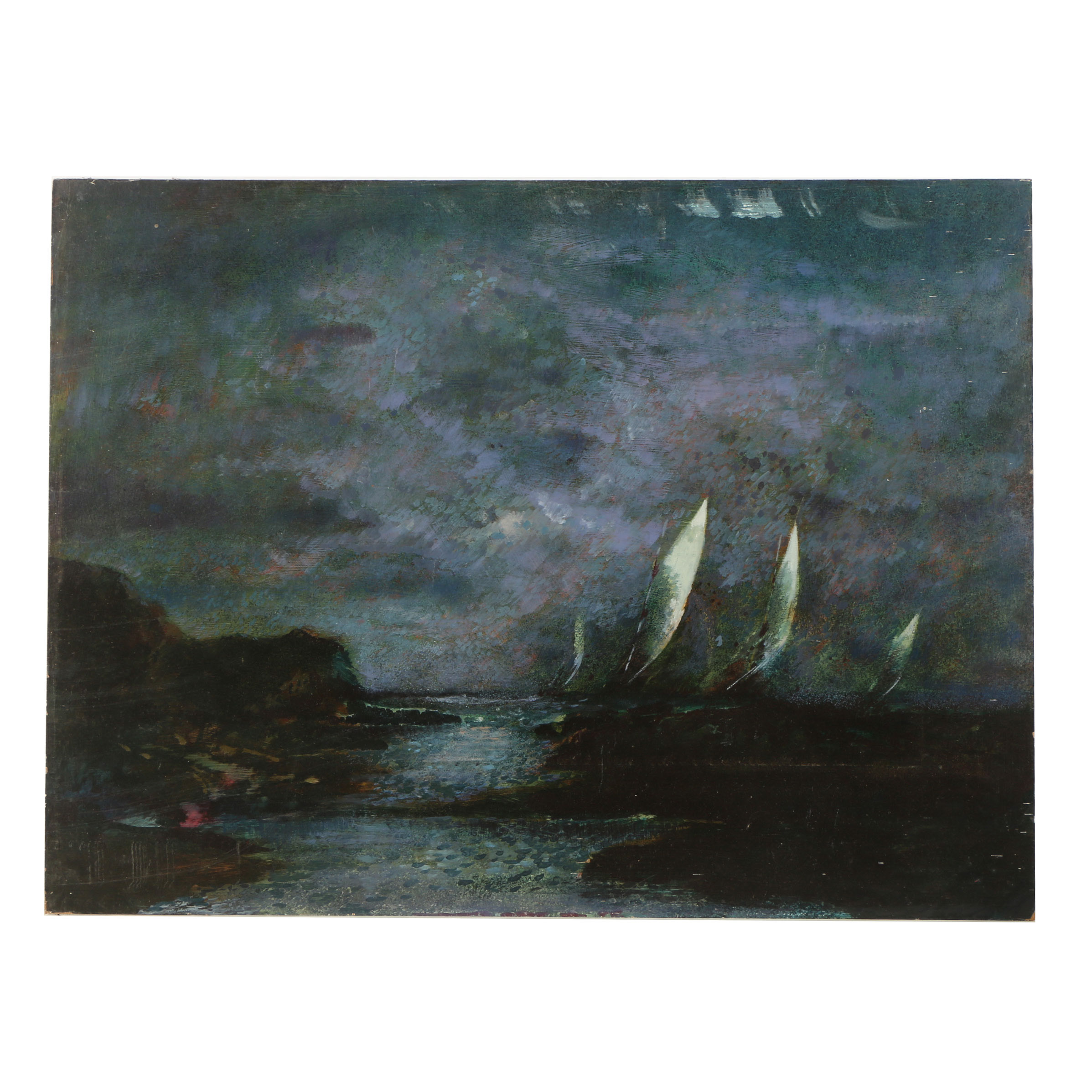 Oil Painting Attributed to Donald Purdy