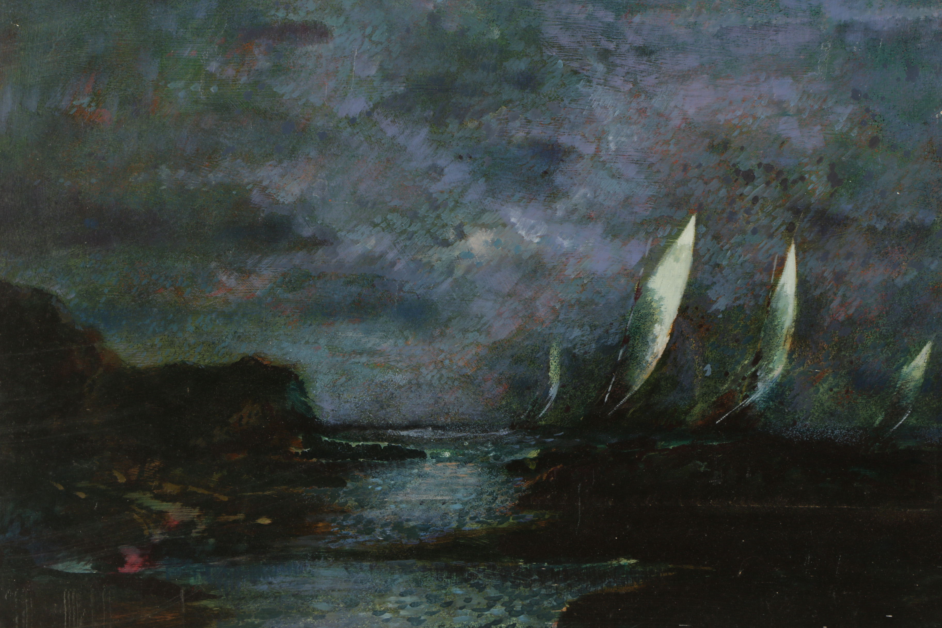 Oil Painting Attributed to Donald Purdy