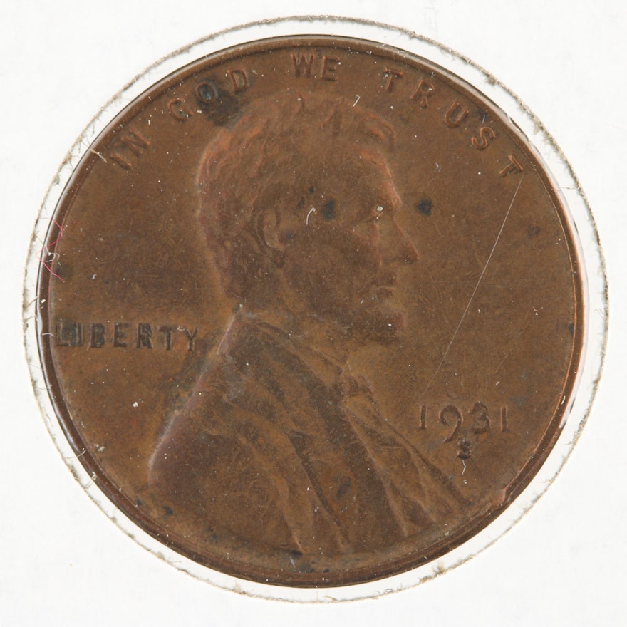 Key Date 1931-S Lincoln Wheat Cent