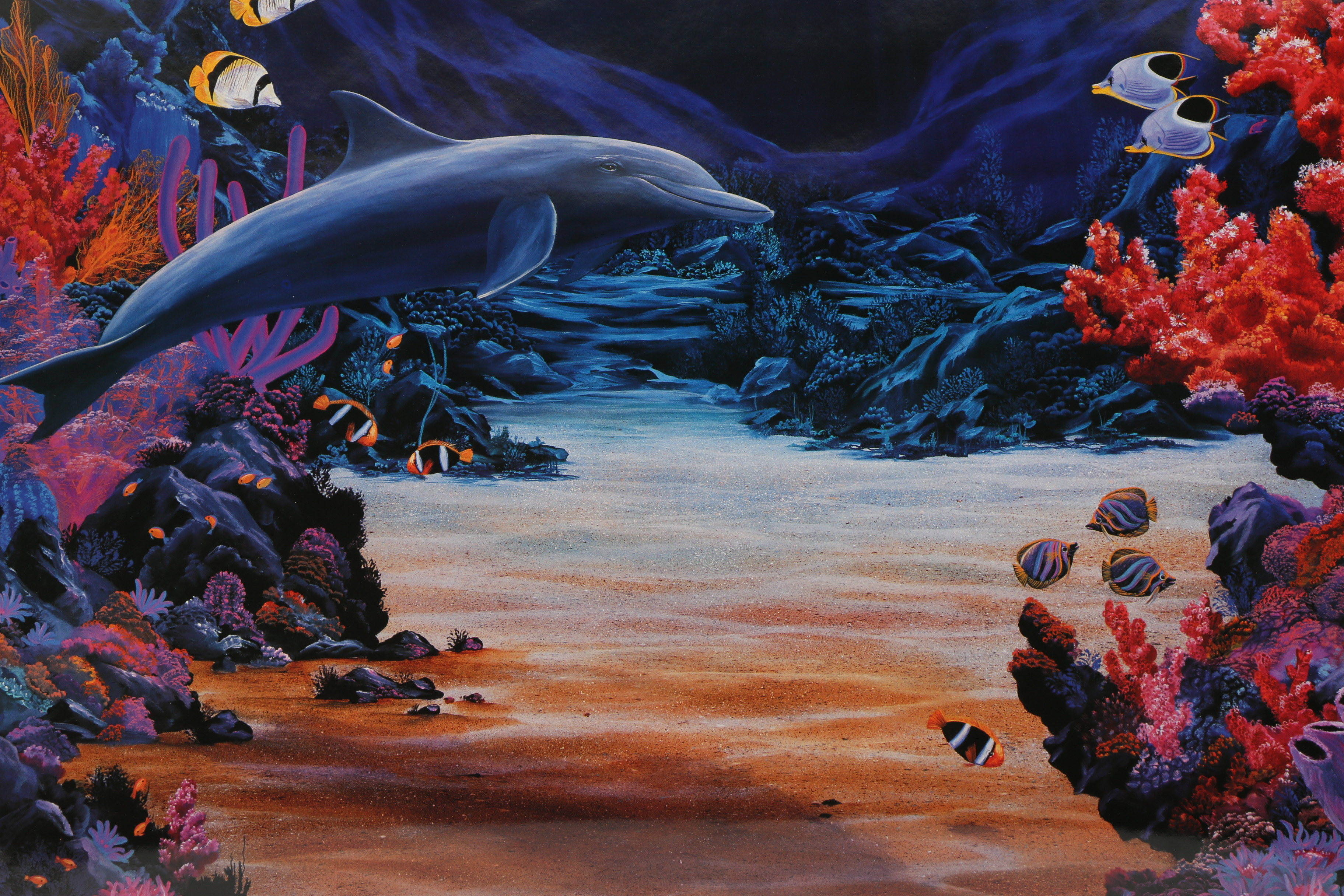 1993 Offset Lithograph After Eric Van Raemdonck "Gratitude"