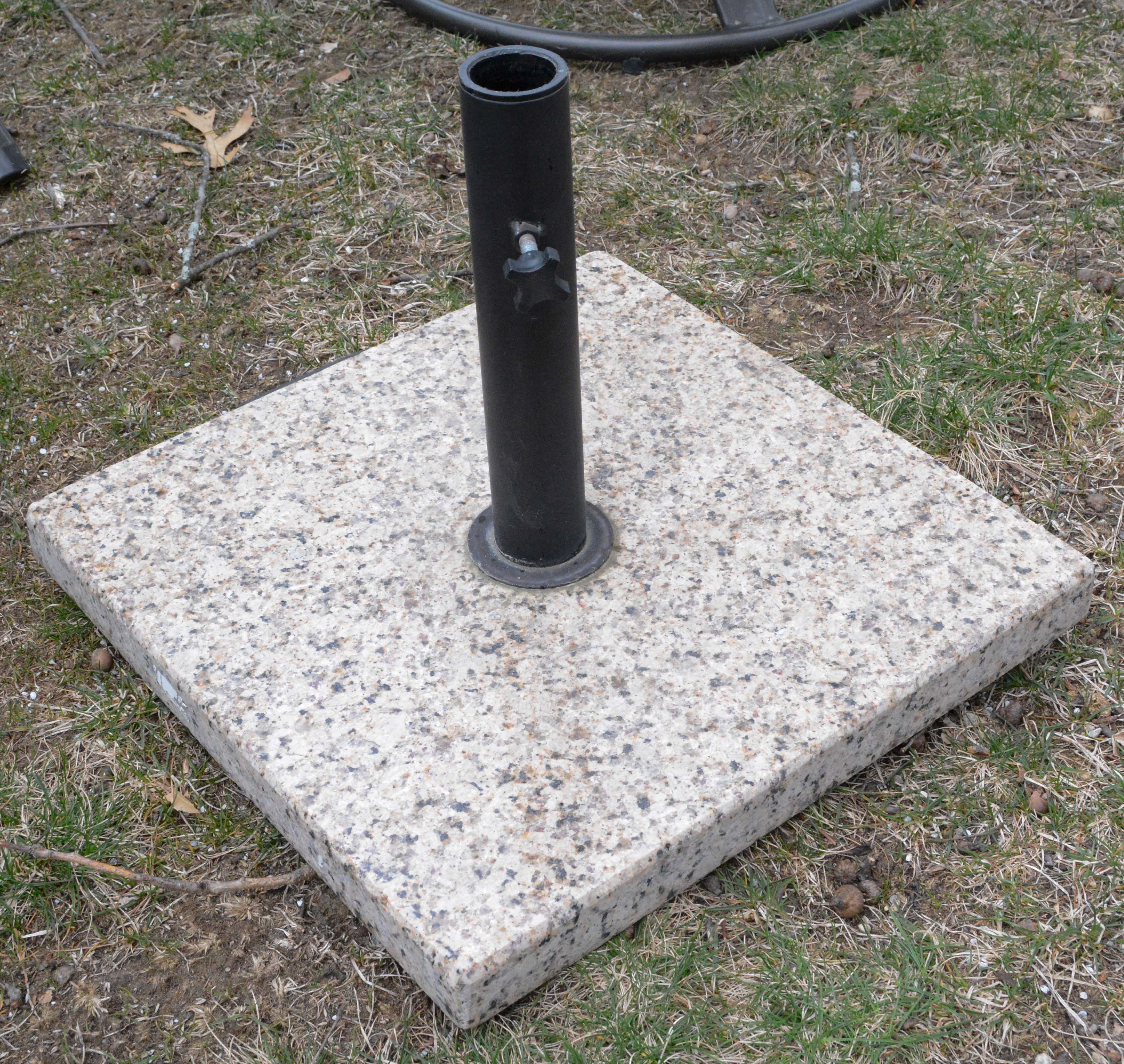 Martha Stewart Living Patio Table and Chairs with Umbrella and Stand