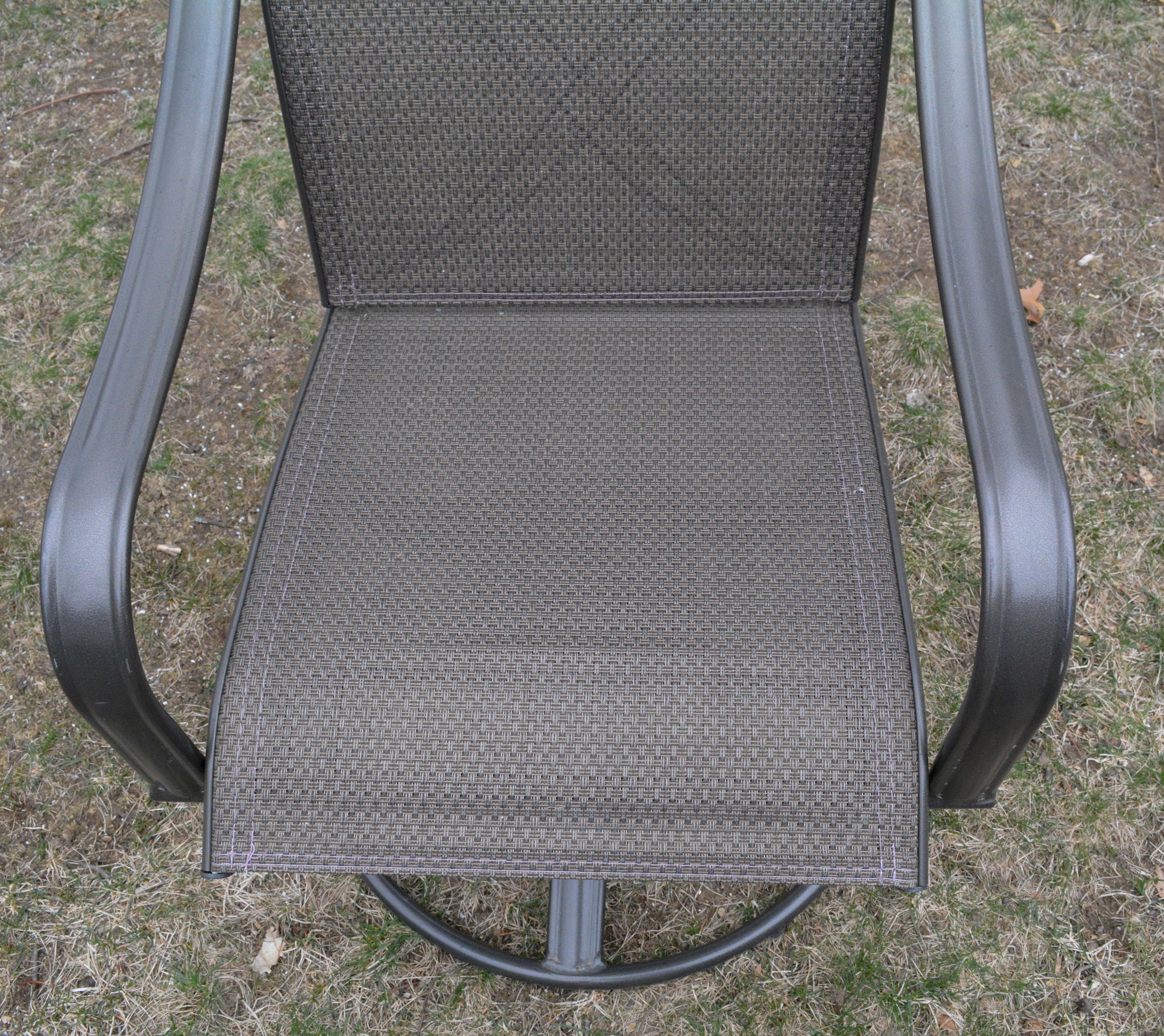 Martha Stewart Living Patio Table and Chairs with Umbrella and Stand