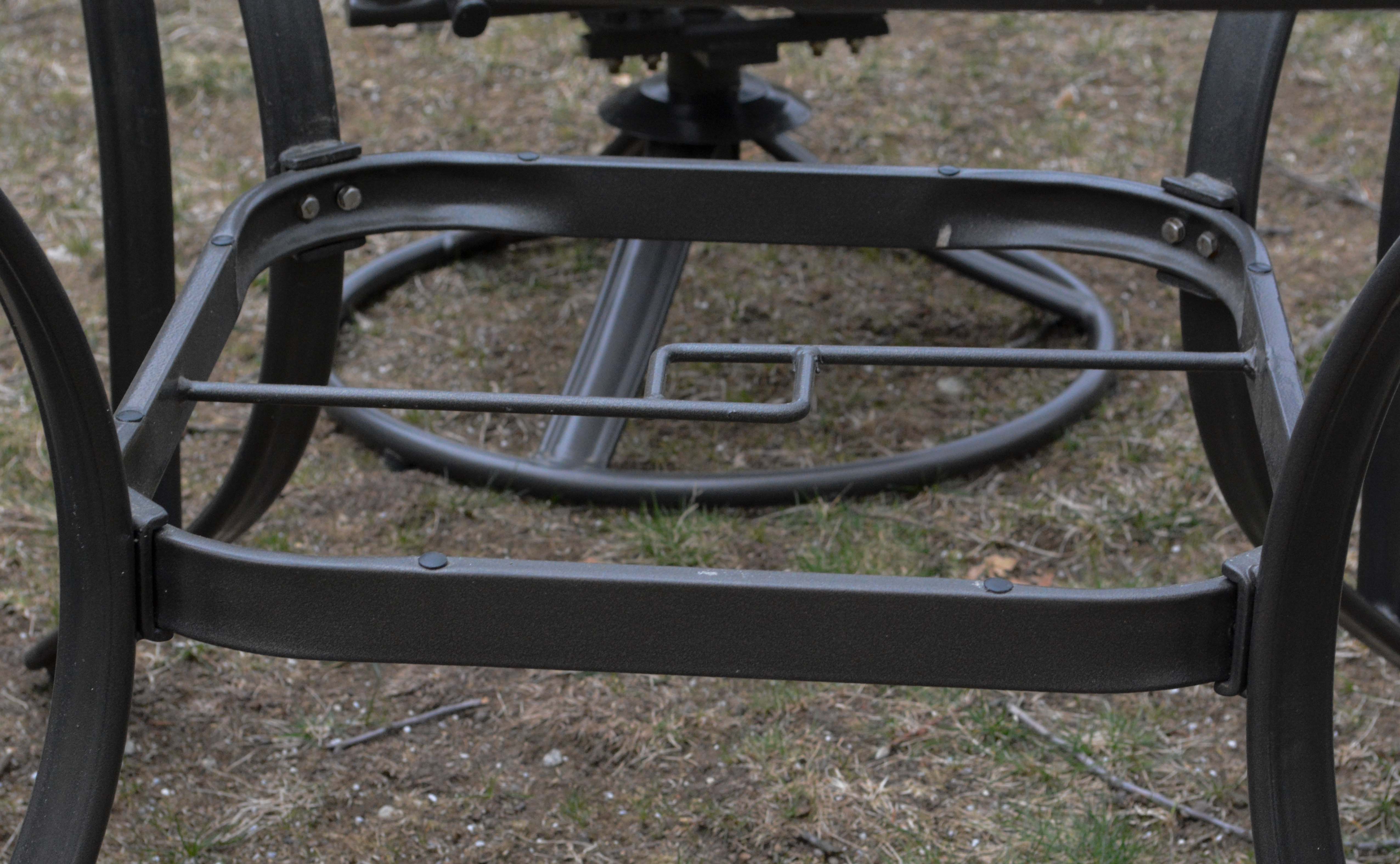 Martha Stewart Living Patio Table and Chairs with Umbrella and Stand