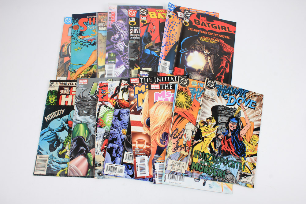 Modern Age Comic Books Including "Batgirl" and "Ms. Marvel"