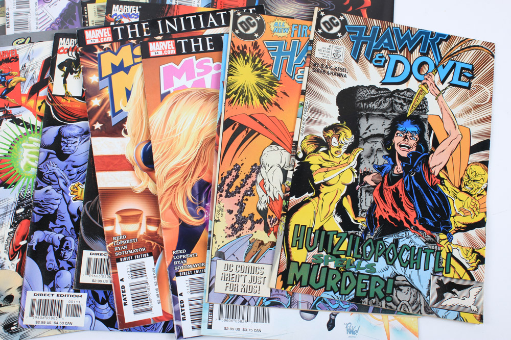 Modern Age Comic Books Including "Batgirl" and "Ms. Marvel"