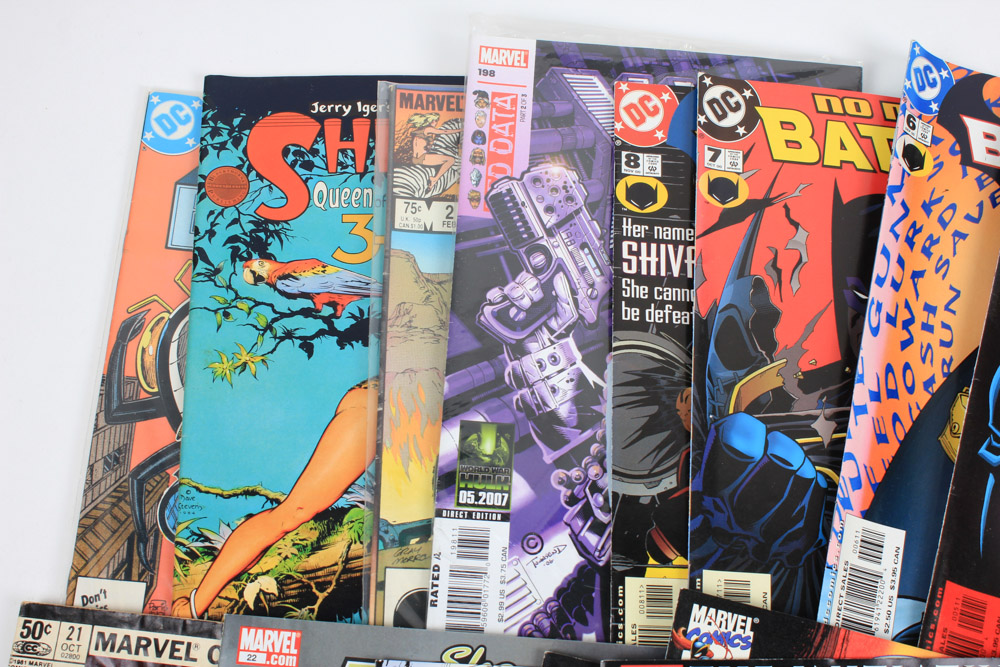 Modern Age Comic Books Including "Batgirl" and "Ms. Marvel"