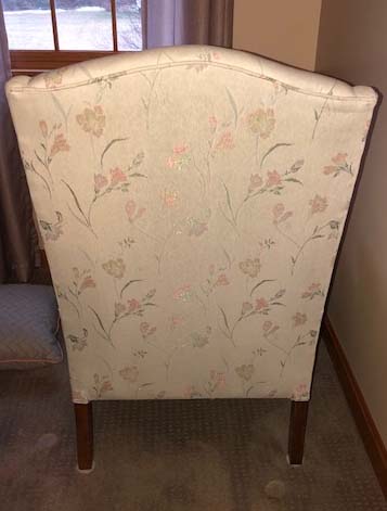 Queen Anne Style Wingback Armchair by Sam Moore Industries, Inc.