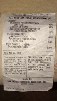 Queen Anne Style Wingback Armchair by Sam Moore Industries, Inc.