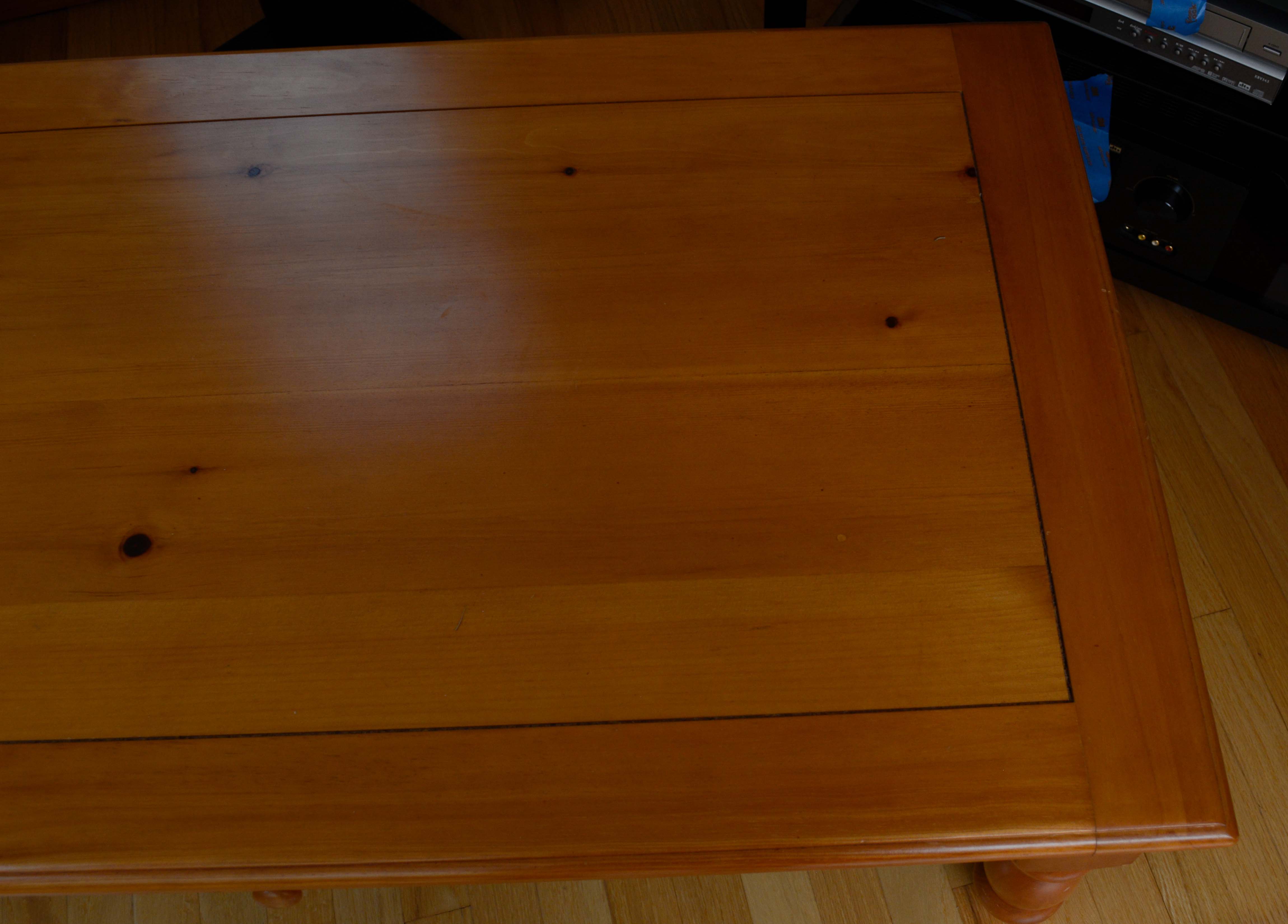 Colonial Style Pine End Table and Coffee Table