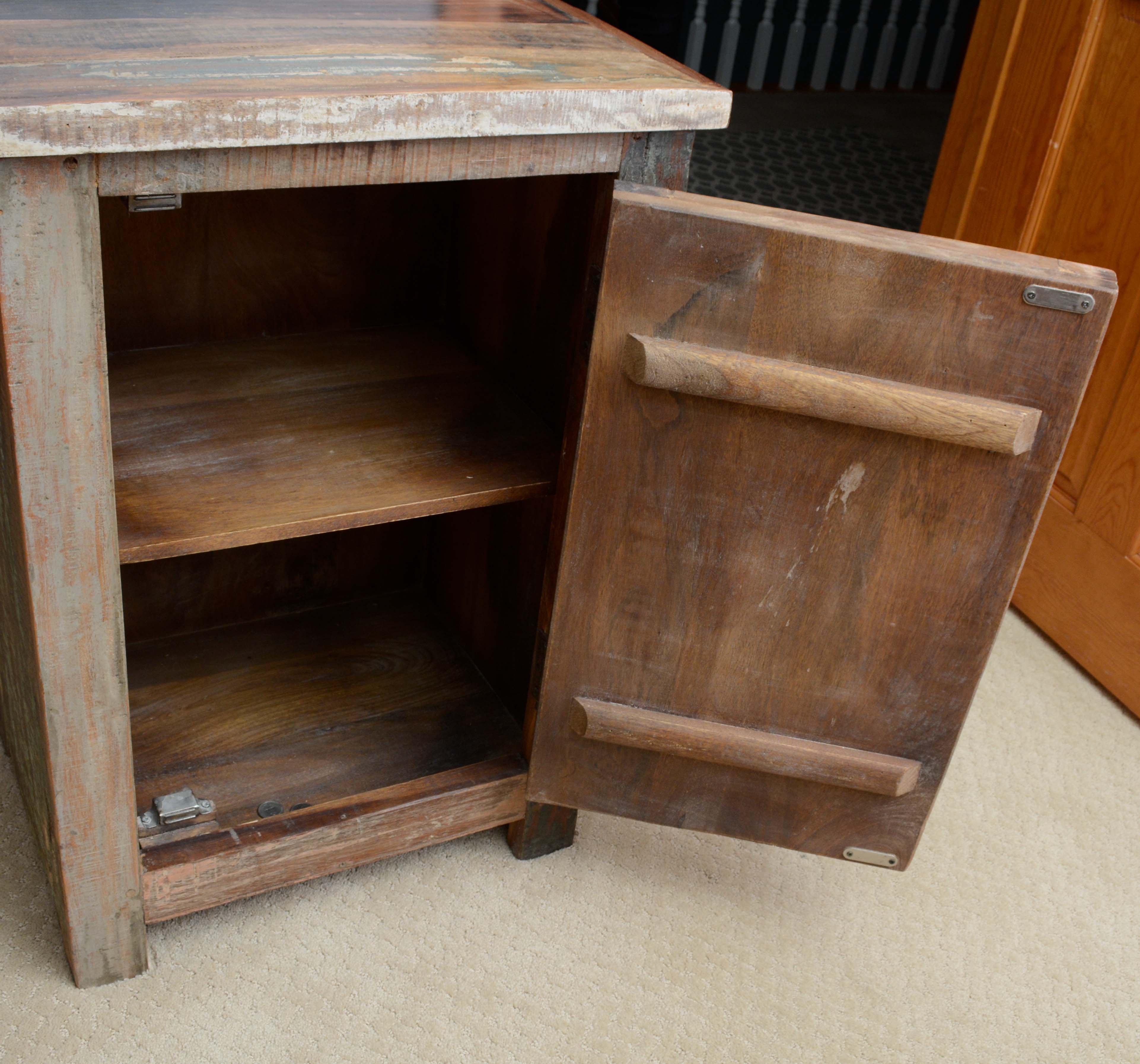 Rustic Style Side Cabinet