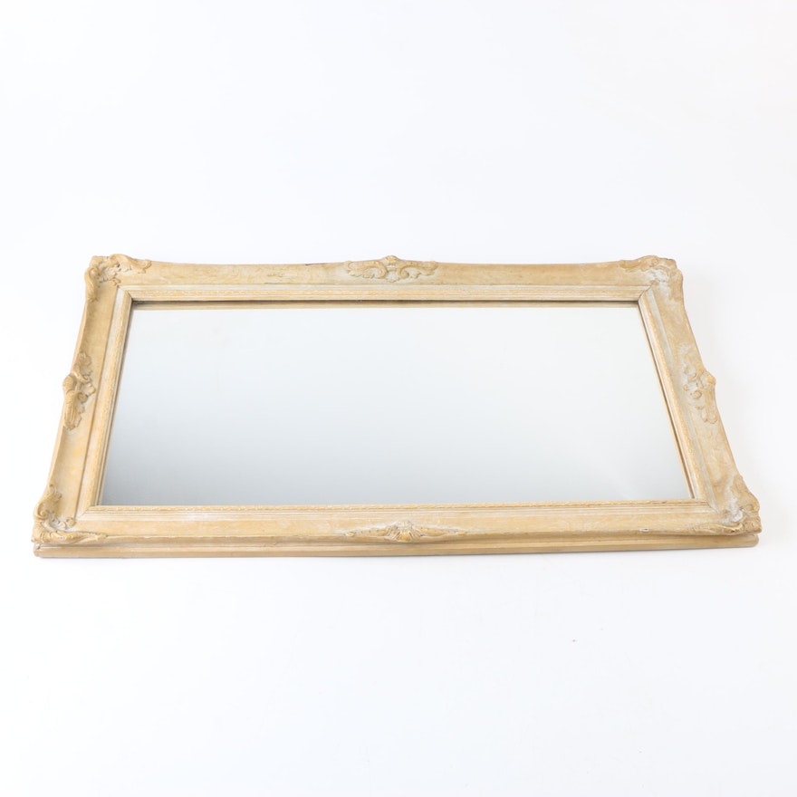 Carved Wood Framed Wall Mirror