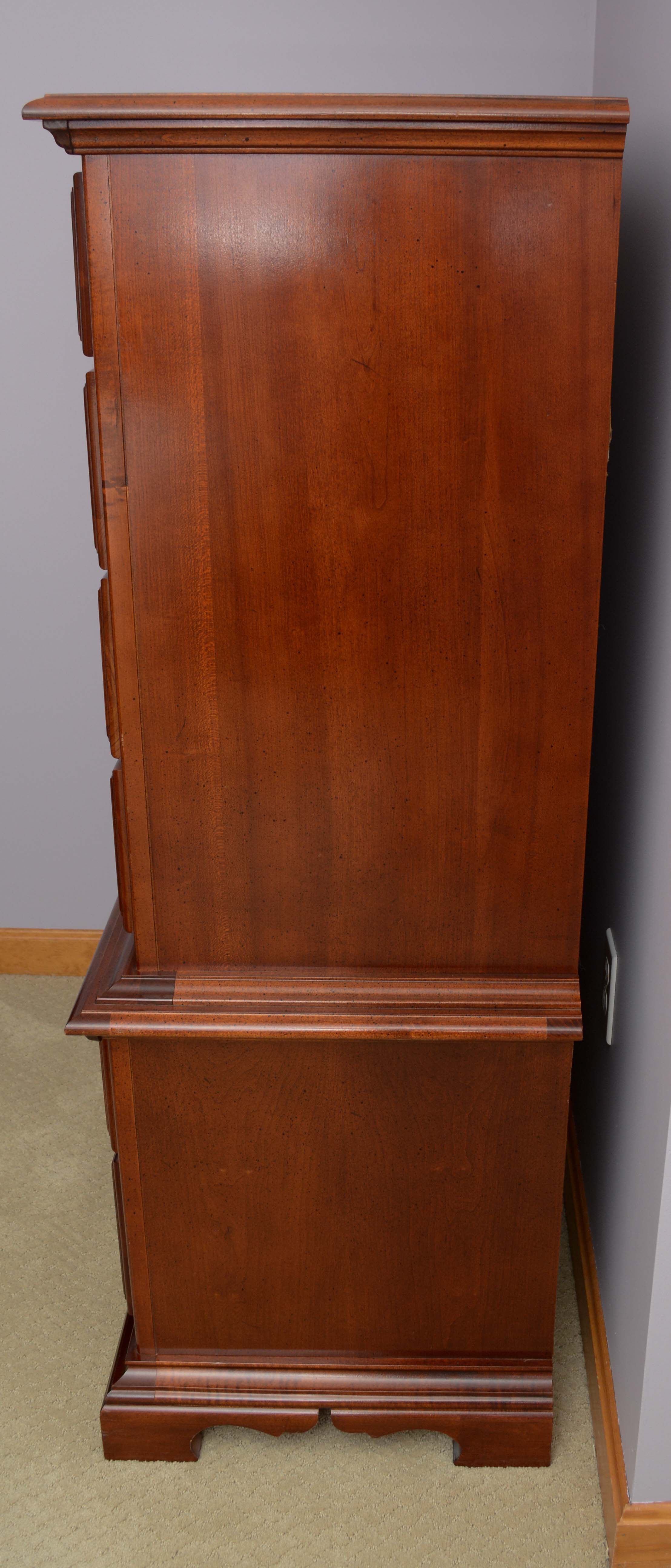 Chippendale Style Chest on Chest by American Drew