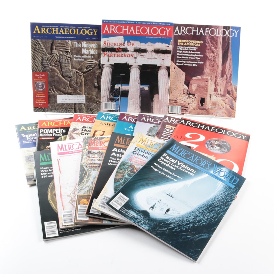 "Archaeology" and "Mercator's World" Magazines