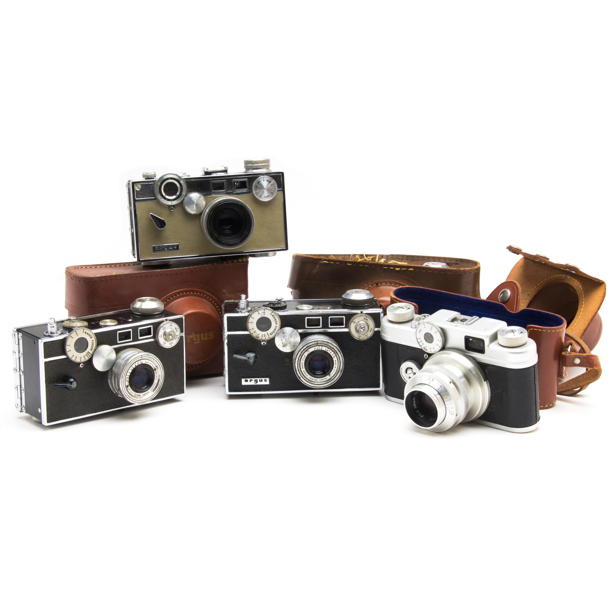 Mid-Century Argus 35mm Cameras
