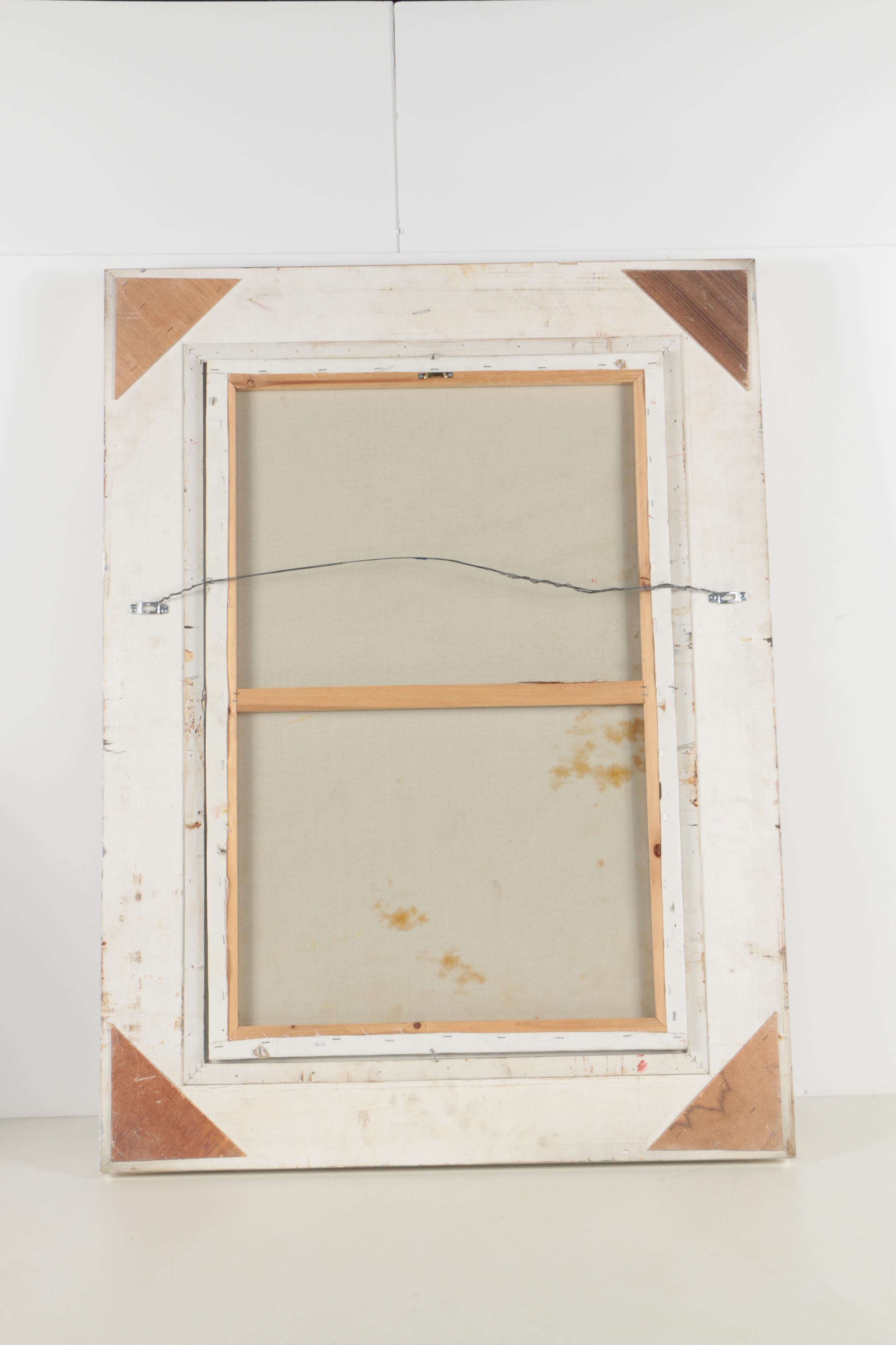 Oil Painting of Coastal Village