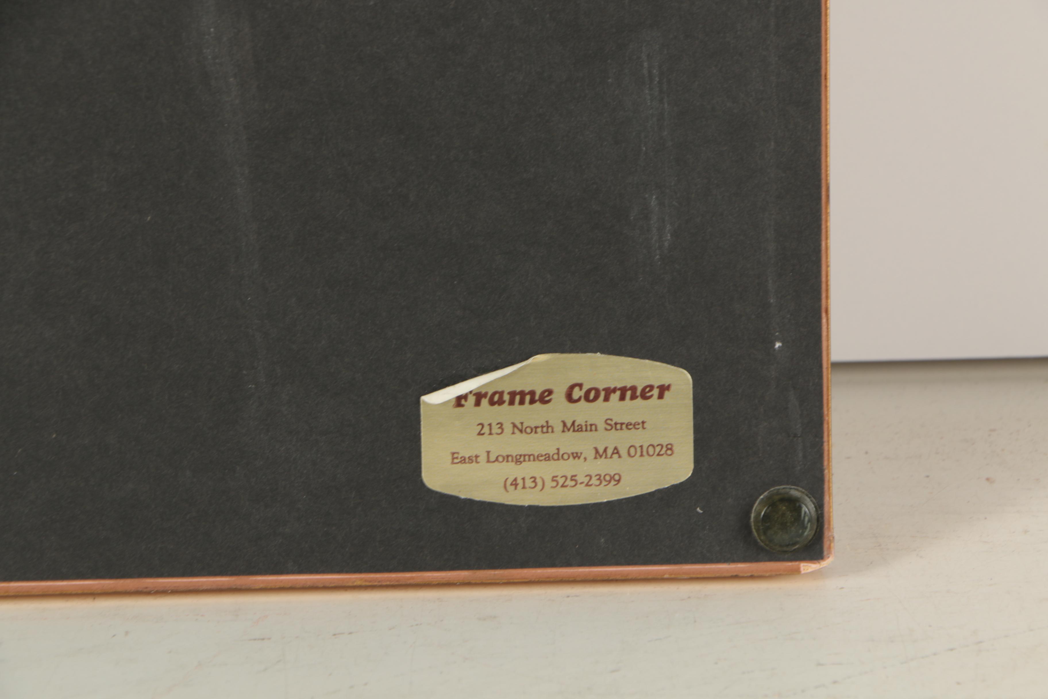 Japanese Watercolor and Pastel Collage on Rice Paper