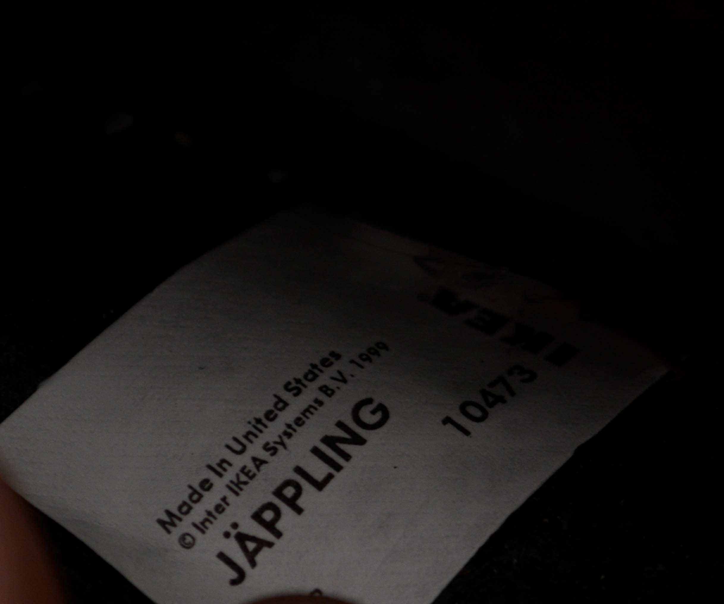 "Jäppling" Faux Leather Sofa by IKEA