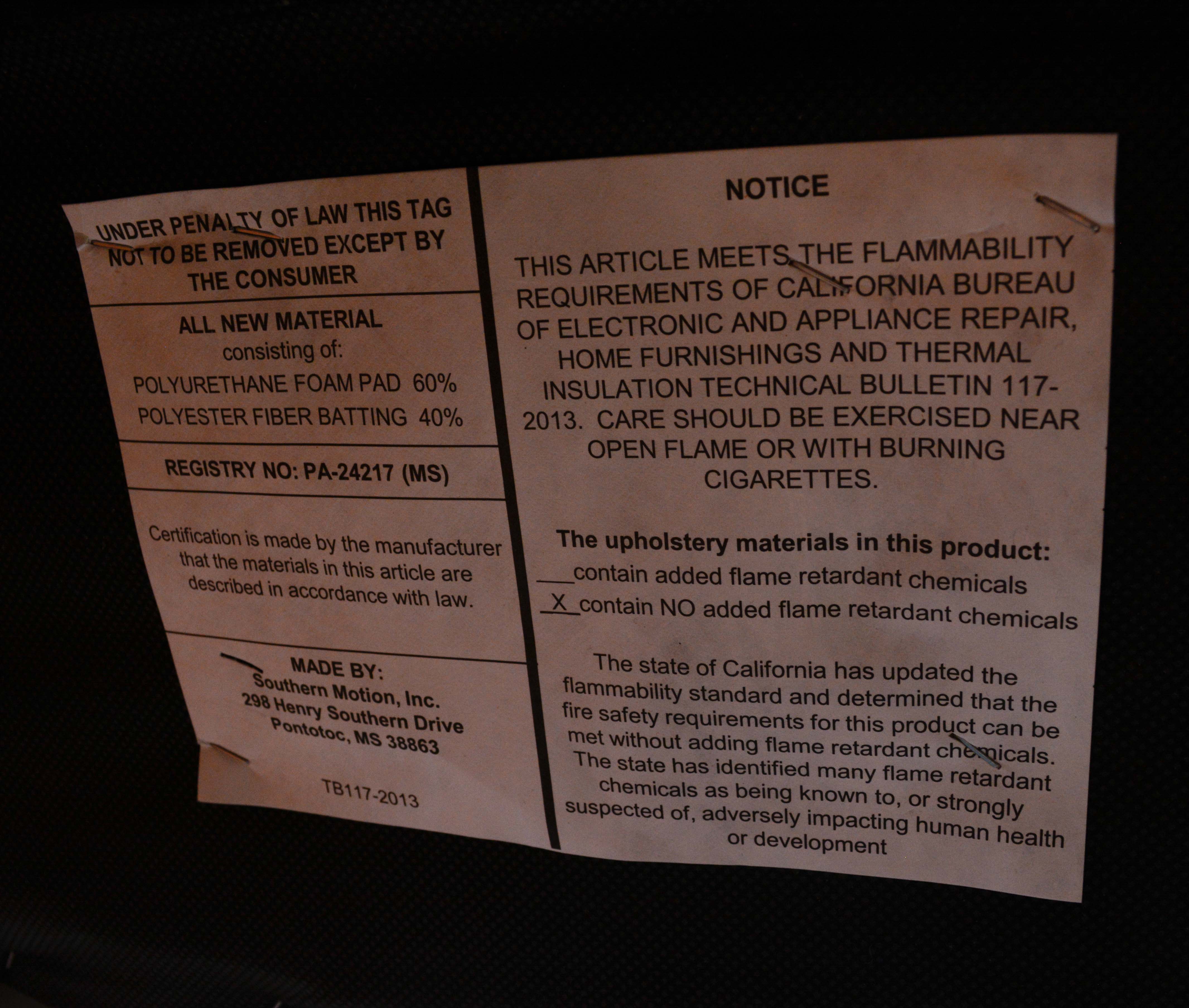 Electric Reclining Lounge Chair by Southern Motion