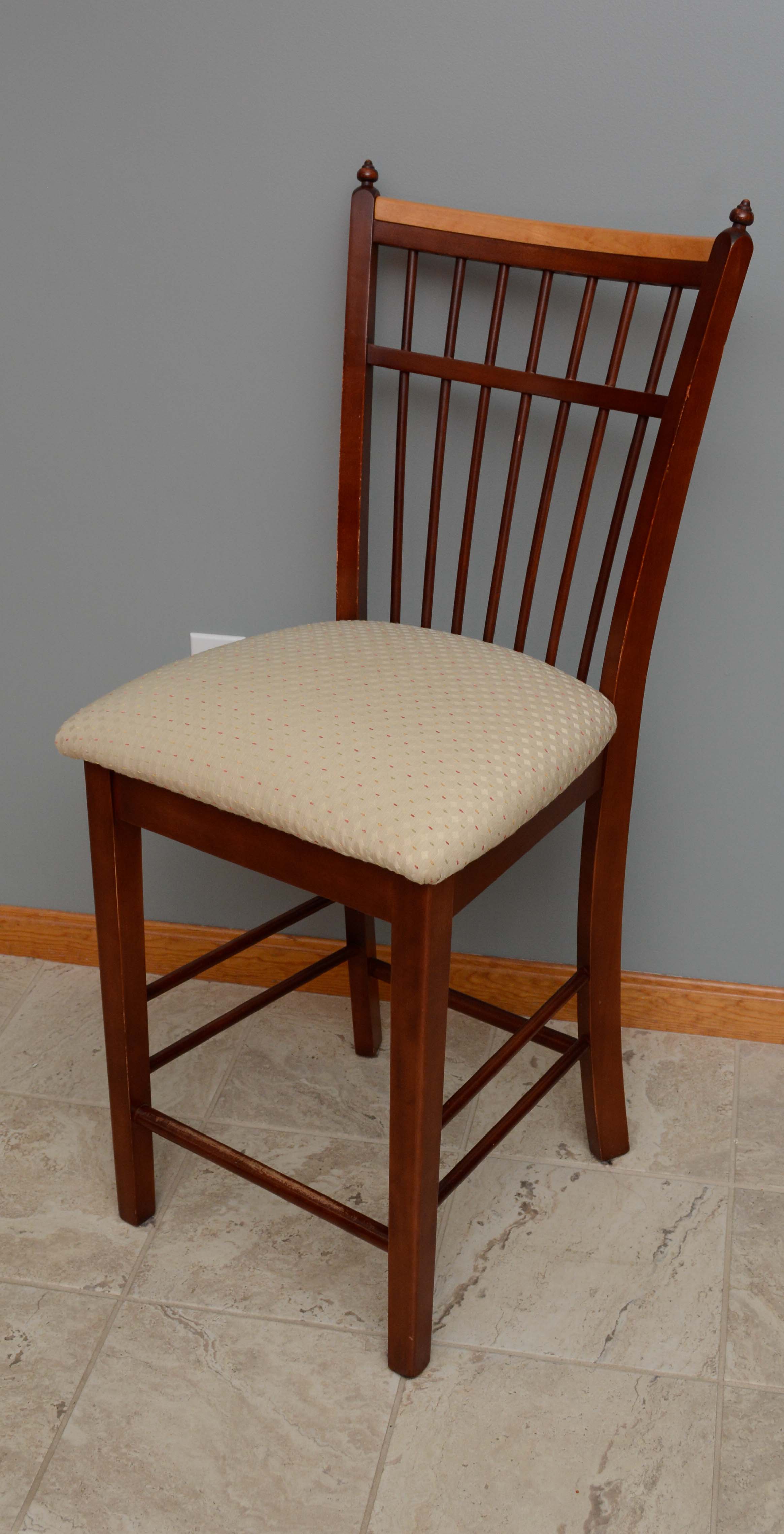 Spindle Back Counter Height Bar Stools