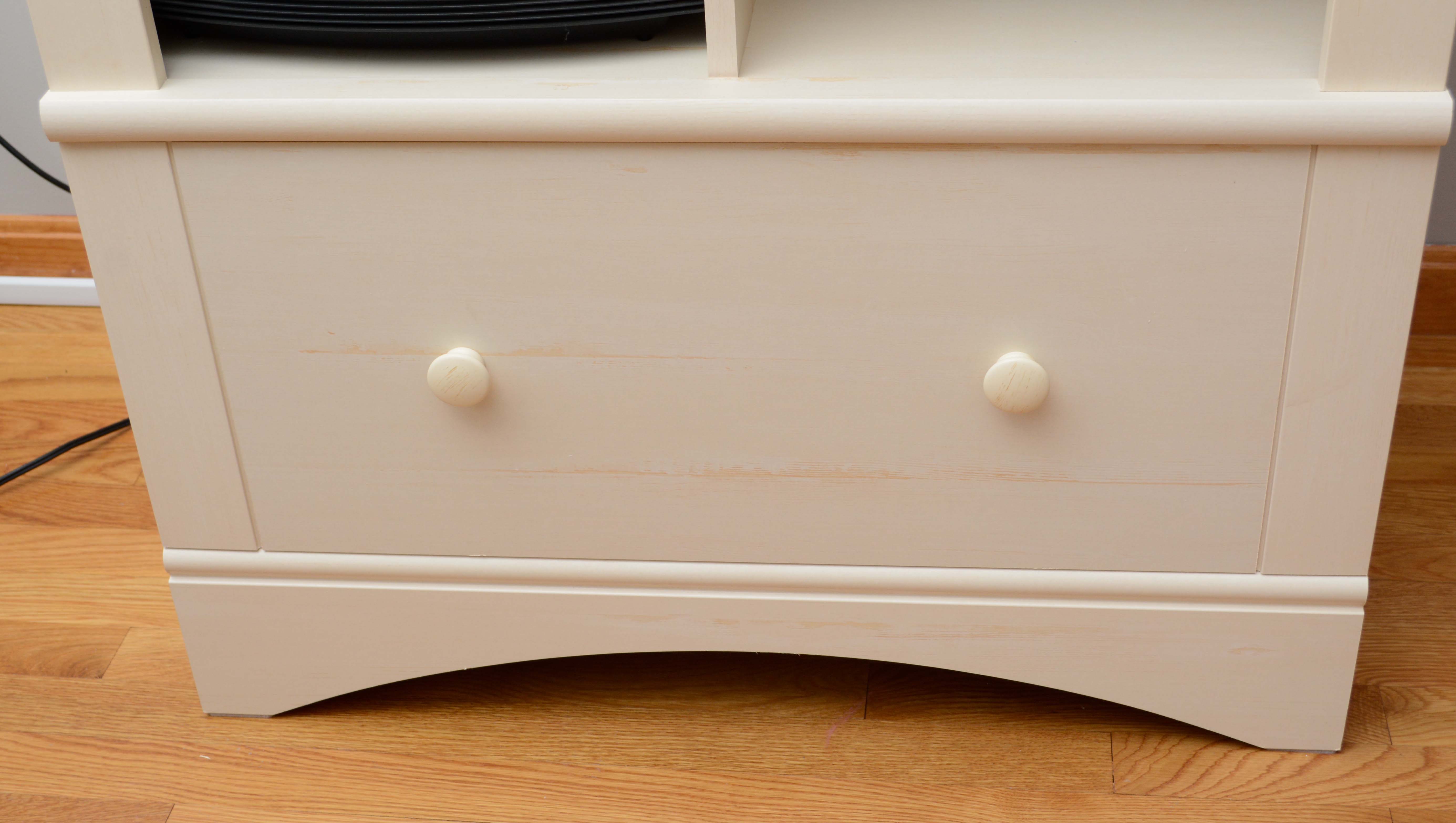 Contemporary Filing Cabinet with Storage Shelves