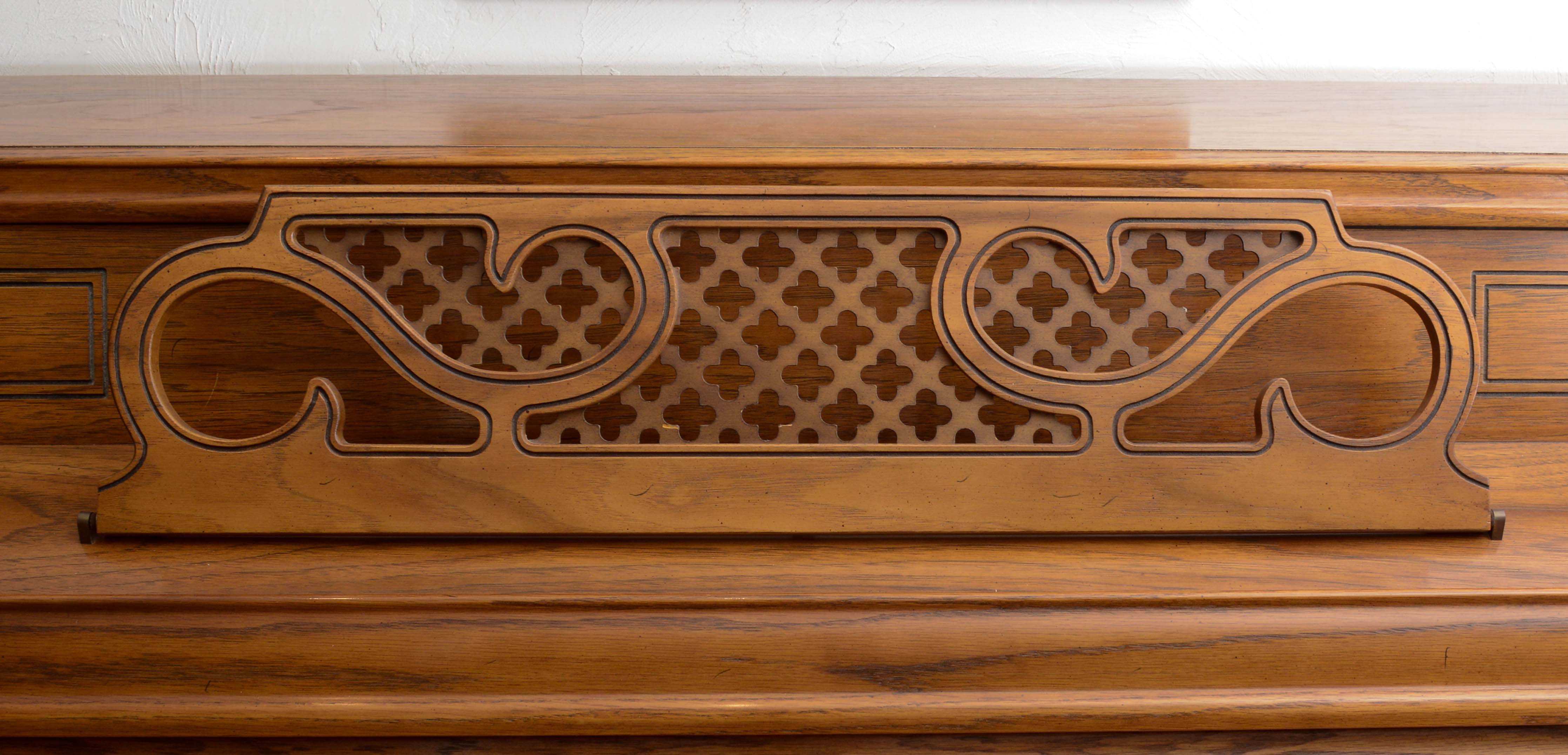 Vintage Kimball Upright Console Piano with Bench