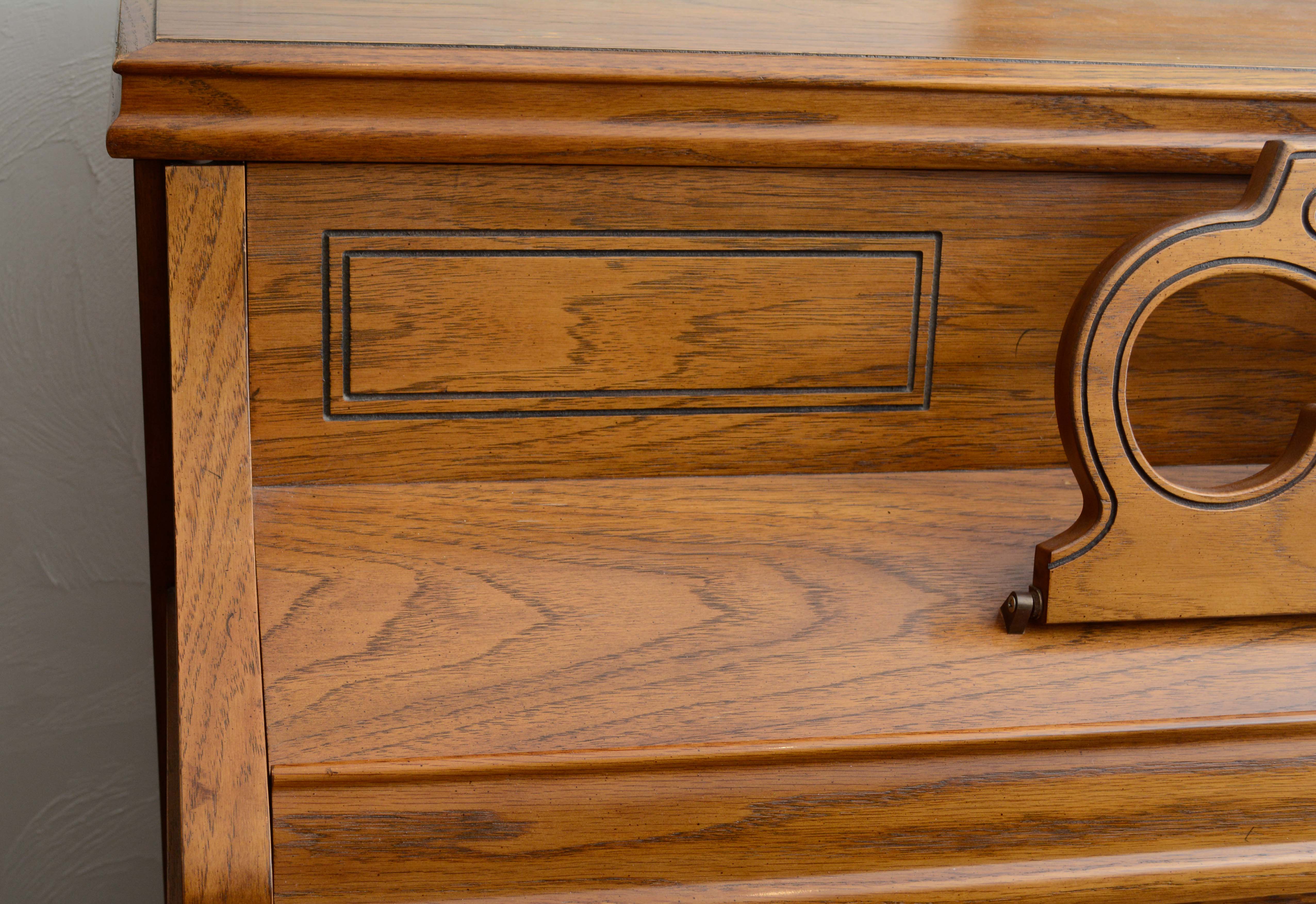 Vintage Kimball Upright Console Piano with Bench