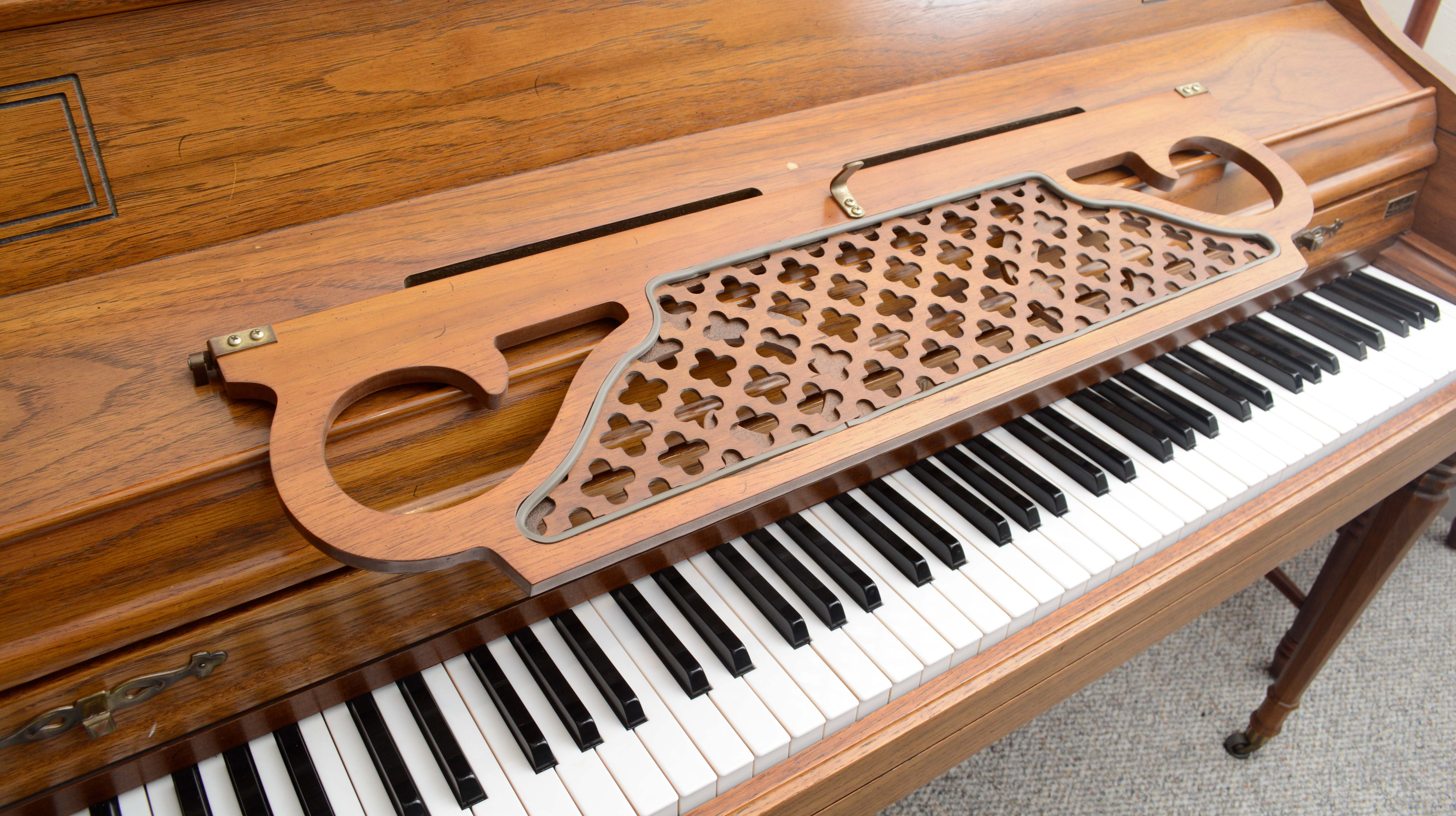 Vintage Kimball Upright Console Piano with Bench