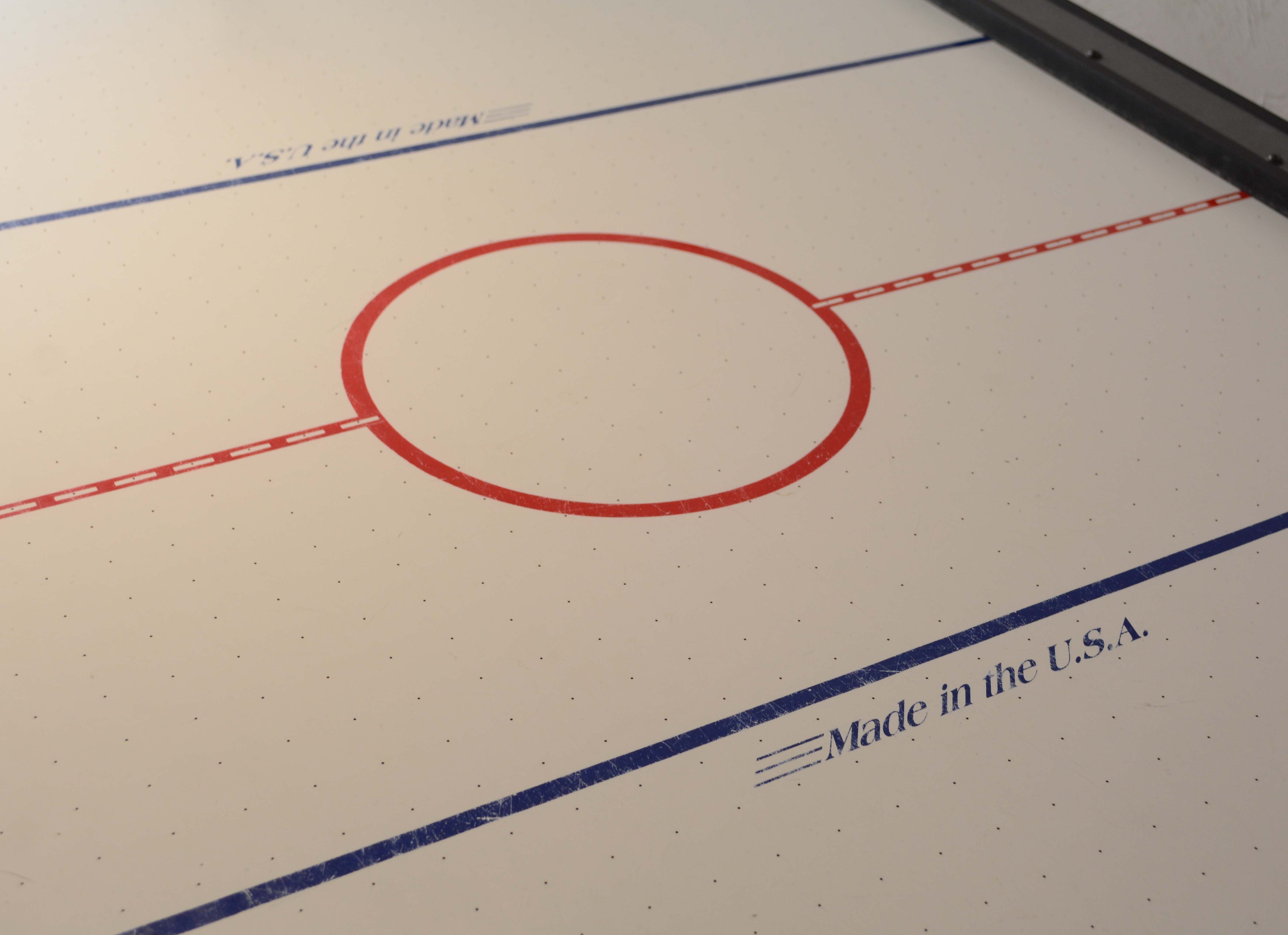 American-Made Air Hockey Table with Strikers
