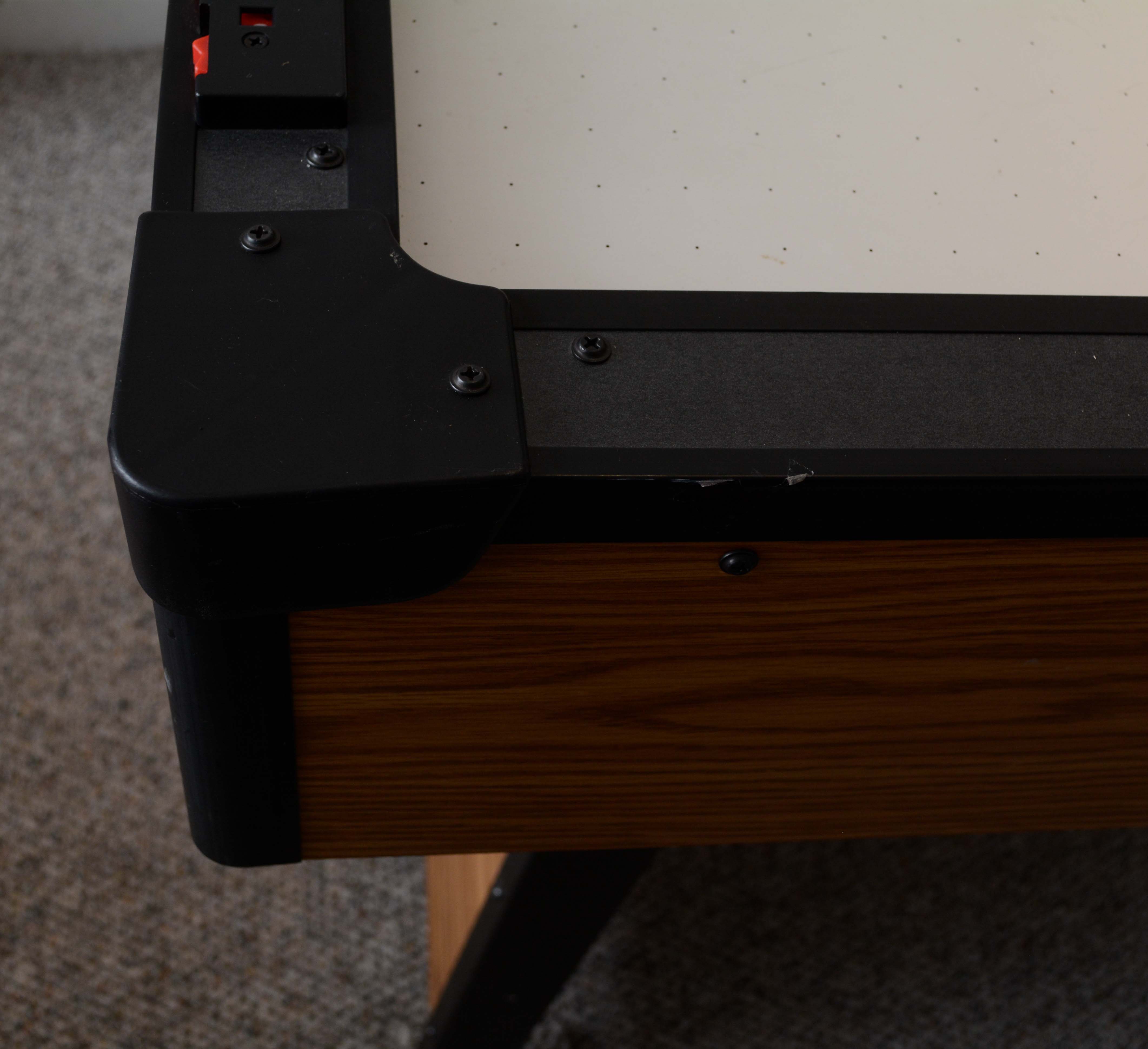 American-Made Air Hockey Table with Strikers