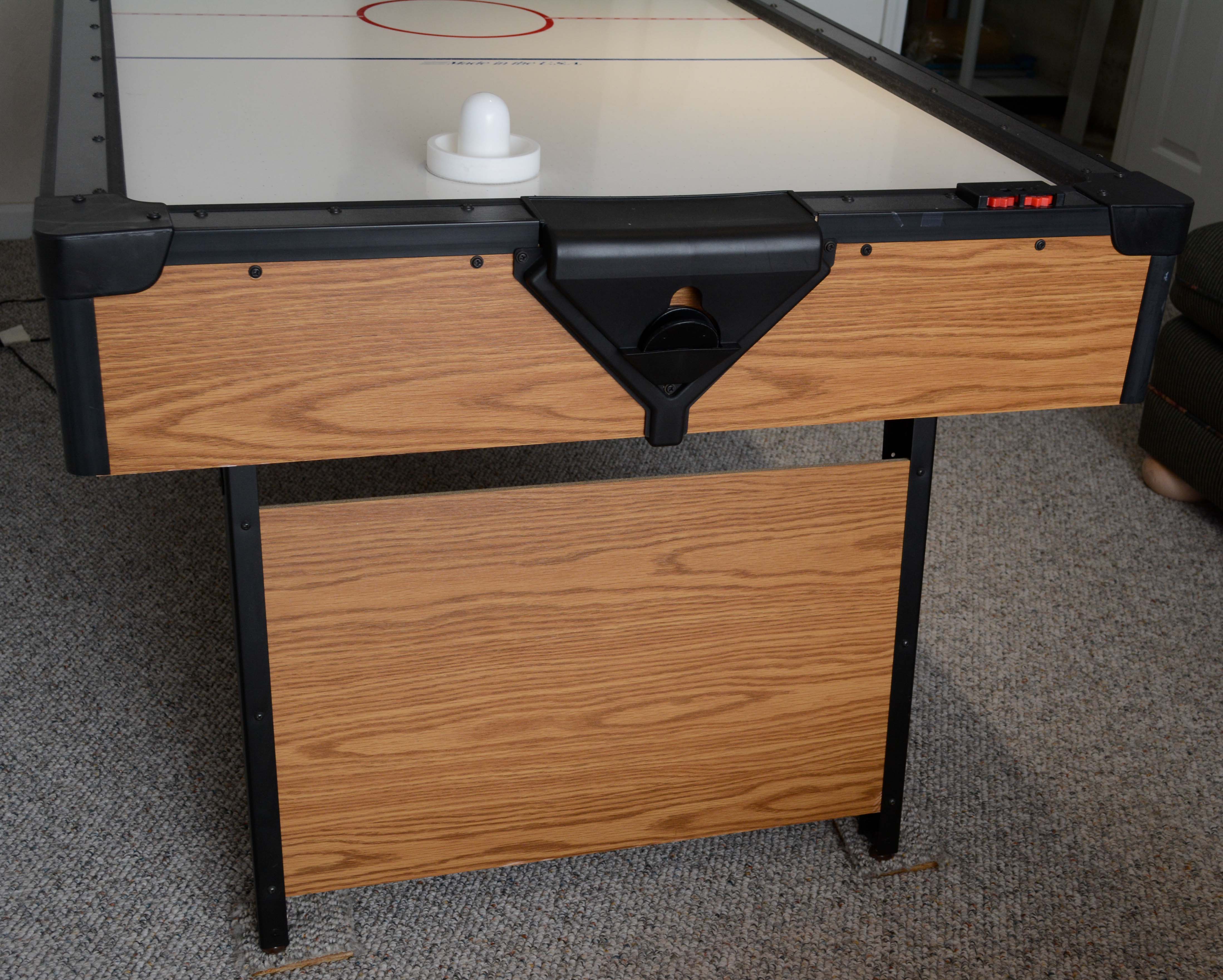 American-Made Air Hockey Table with Strikers