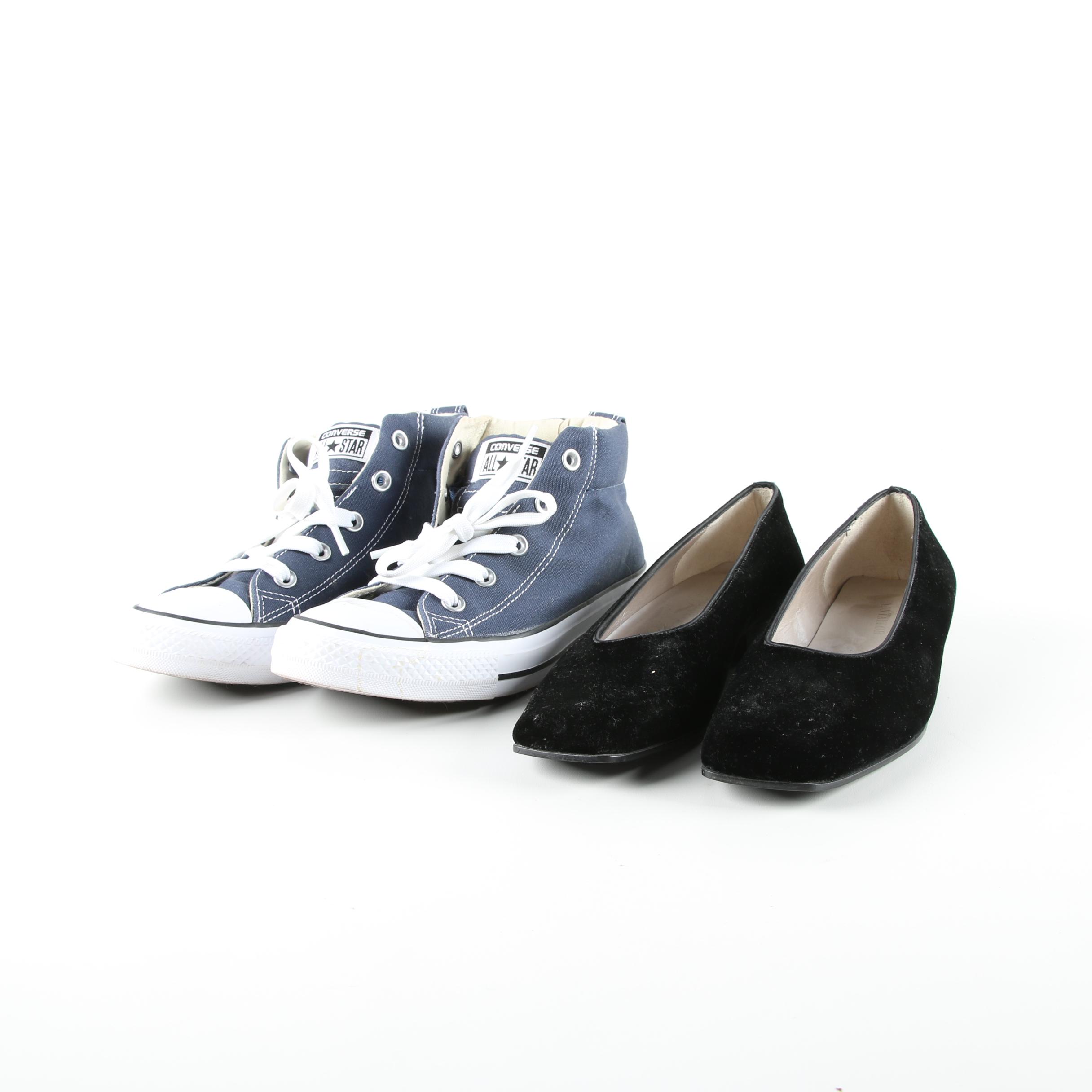 Unisex Converse Sneakers and Women's Ann Taylor Flats