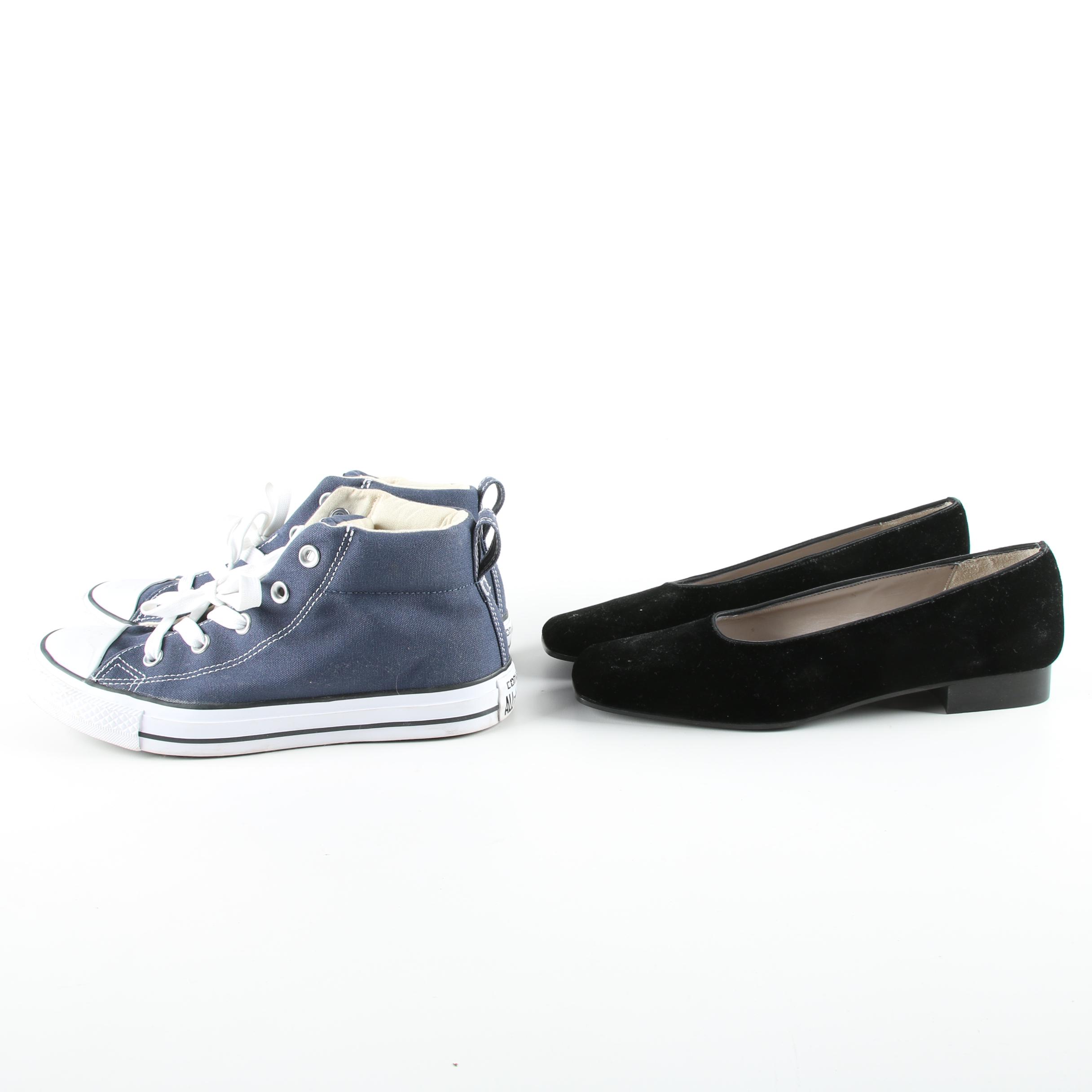 Unisex Converse Sneakers and Women's Ann Taylor Flats