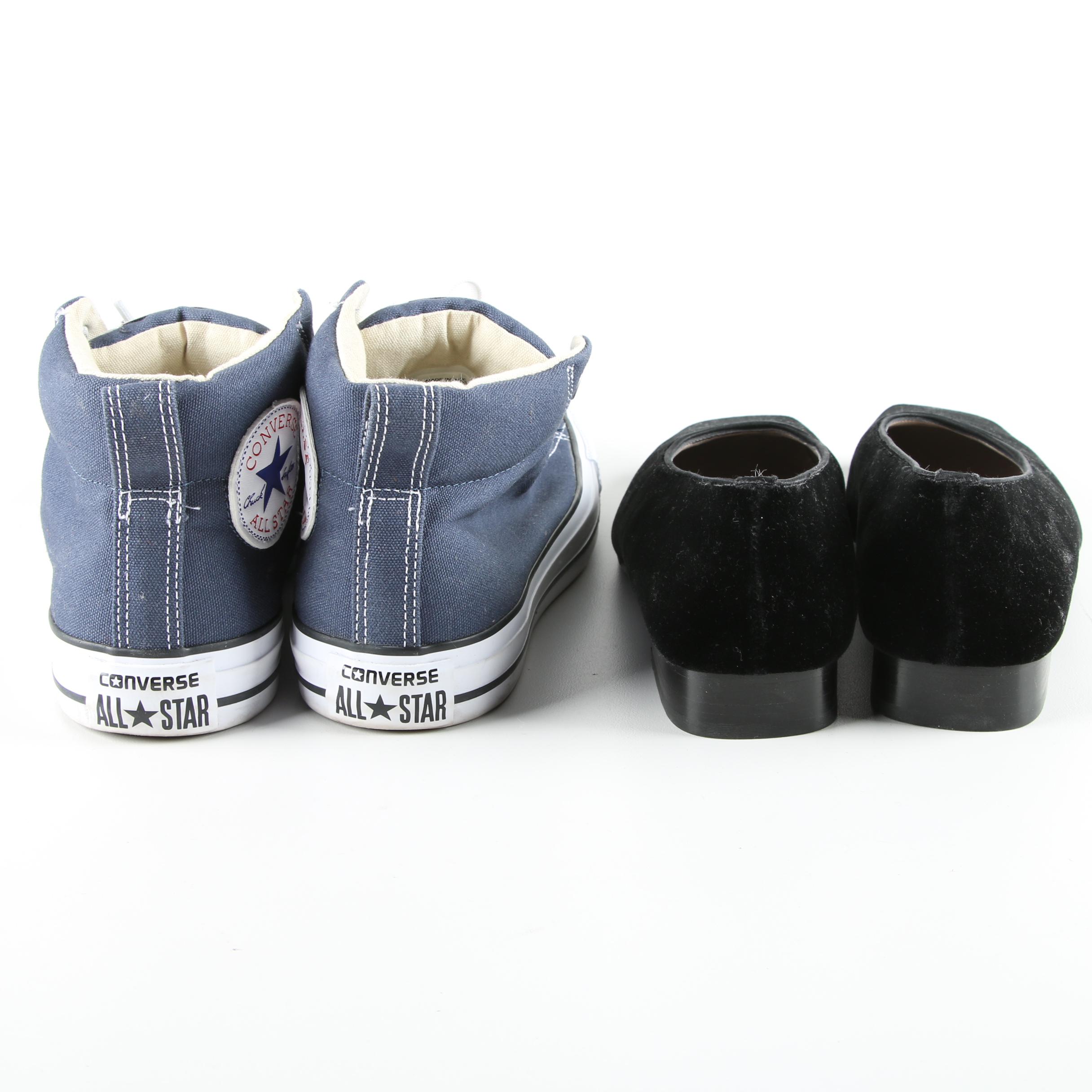 Unisex Converse Sneakers and Women's Ann Taylor Flats