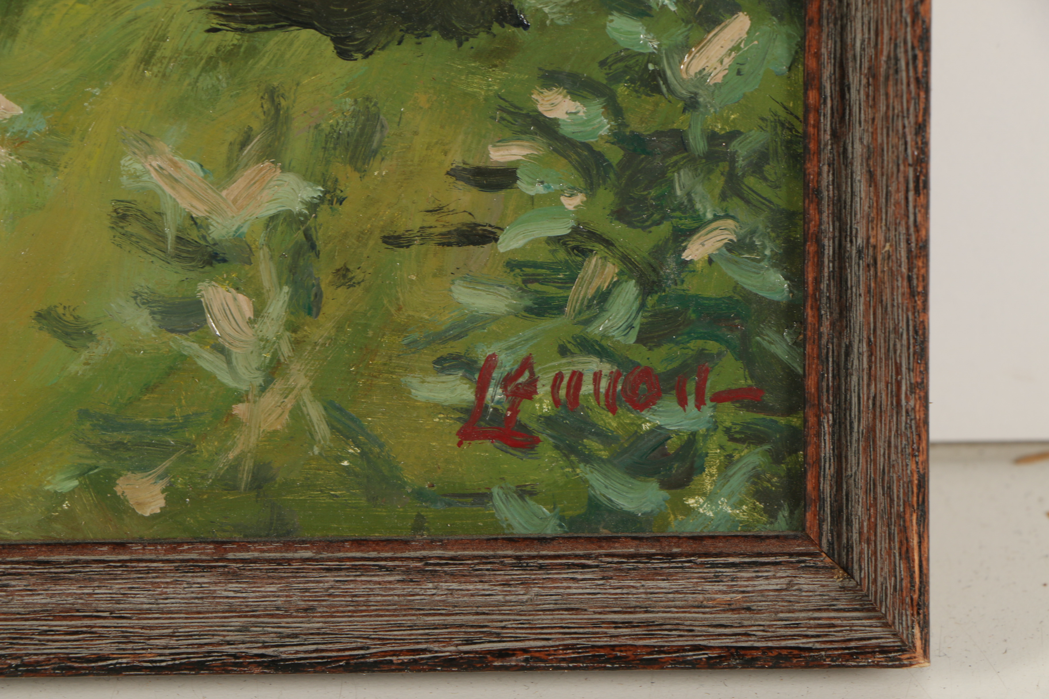 Bernard Lennon Oil Painting "House Up the Road"