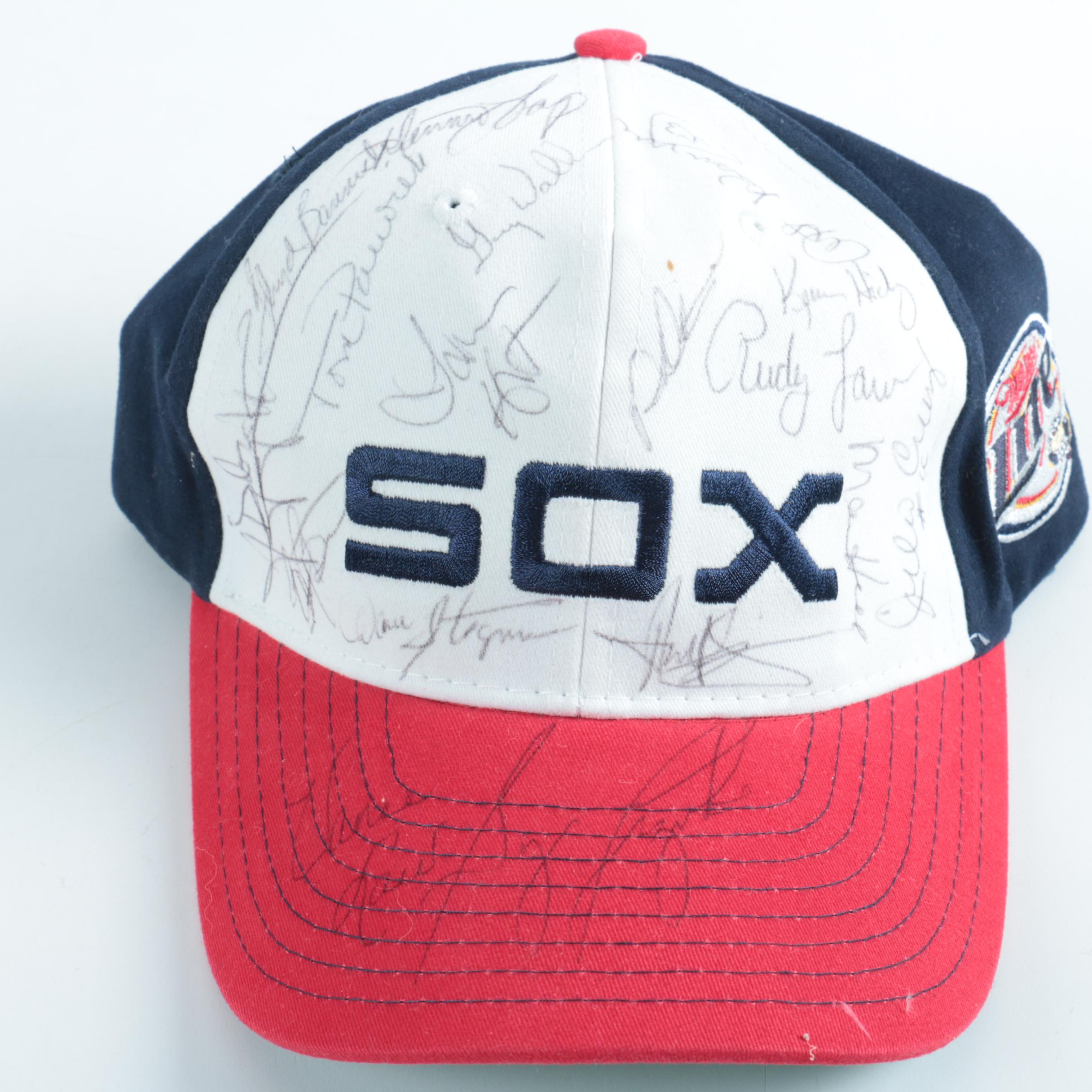 White Sox Memorabilia Including Autographed Hats