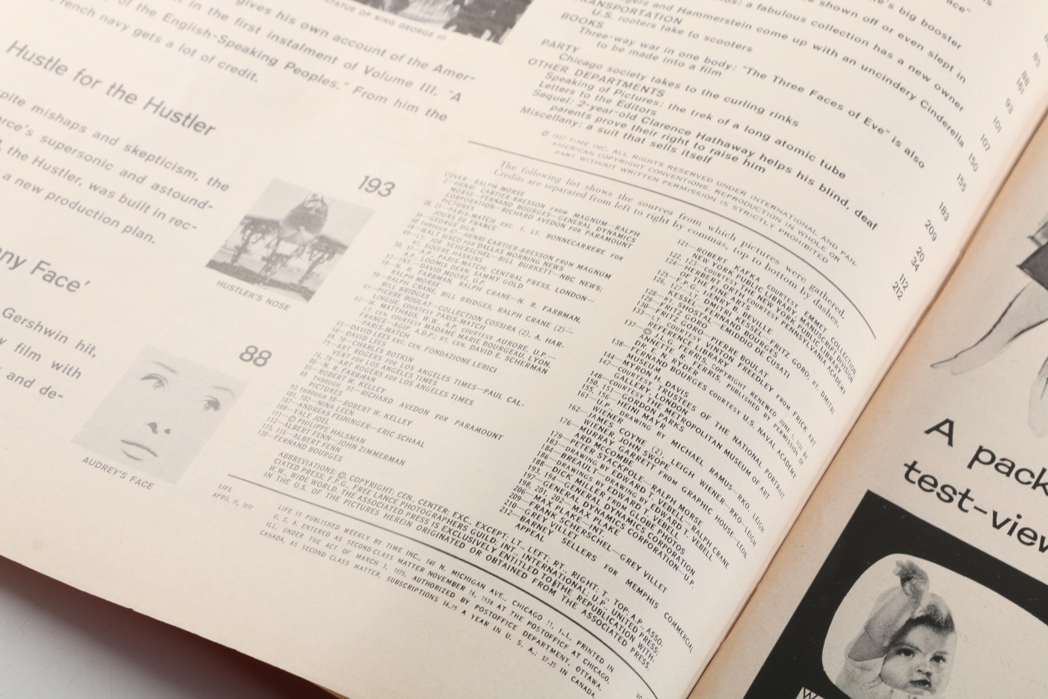 April 15, 1957 "Life" Magazine Featuring Ernie Kovacs and Sir Winston Churchill