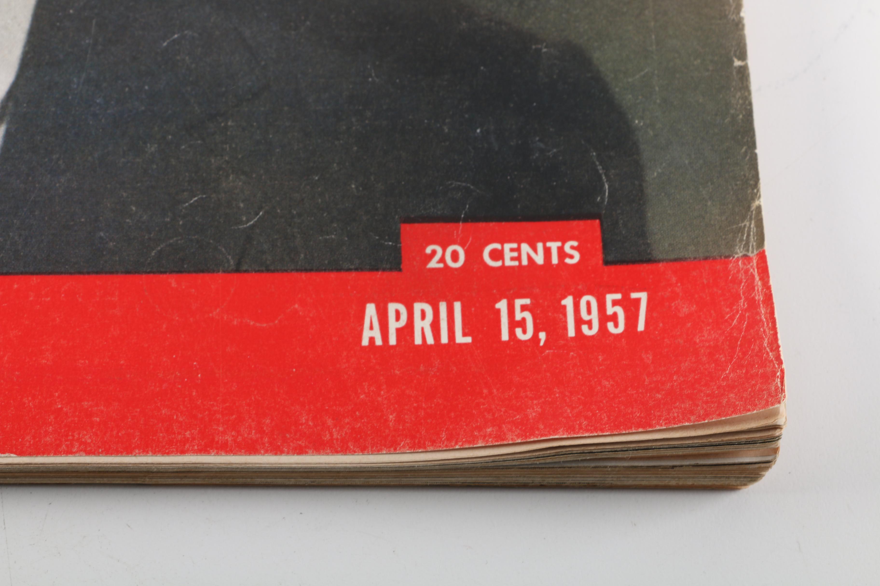 April 15, 1957 "Life" Magazine Featuring Ernie Kovacs and Sir Winston Churchill