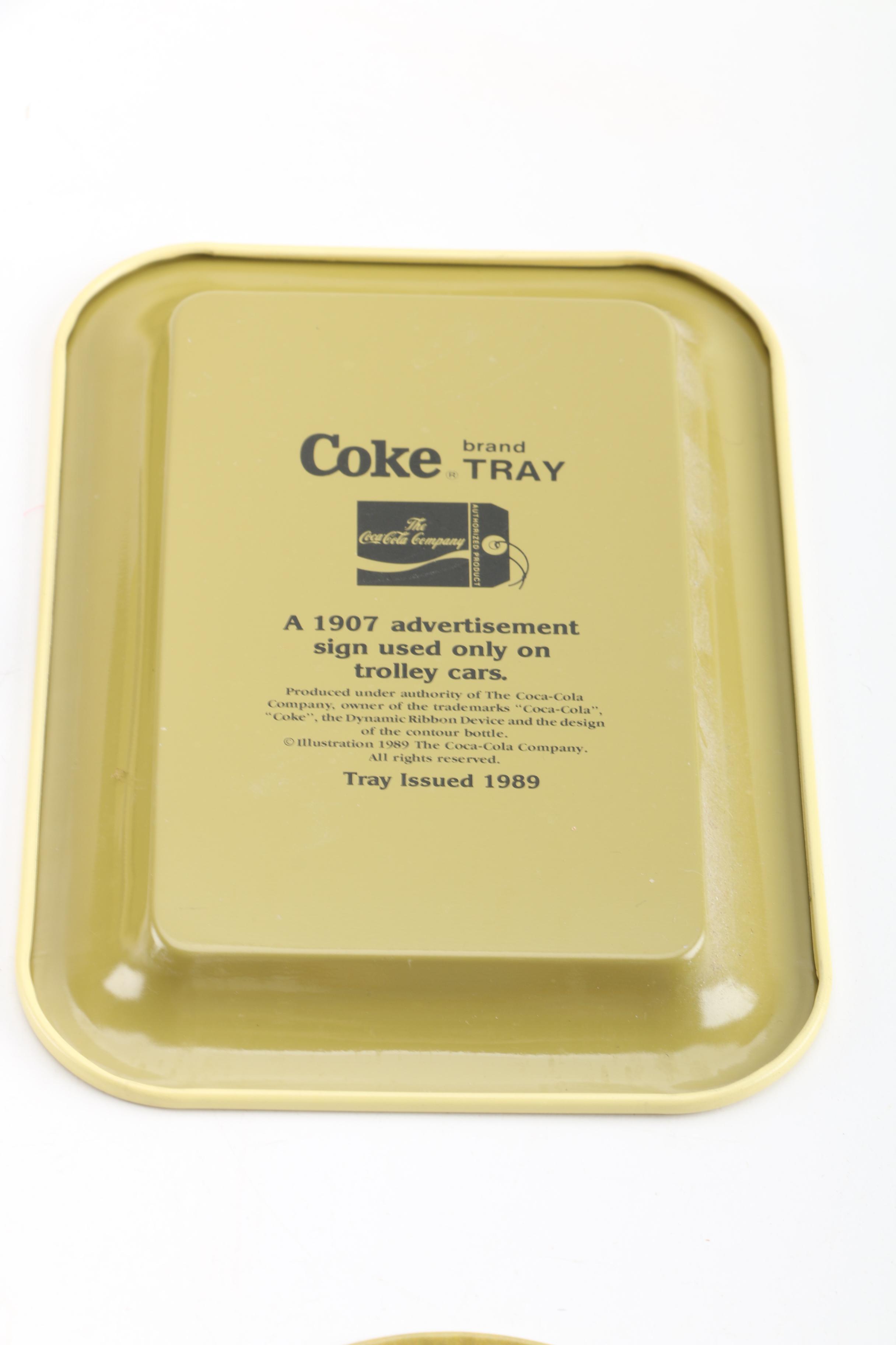 Coca Cola Tin Drink Tray Collection
