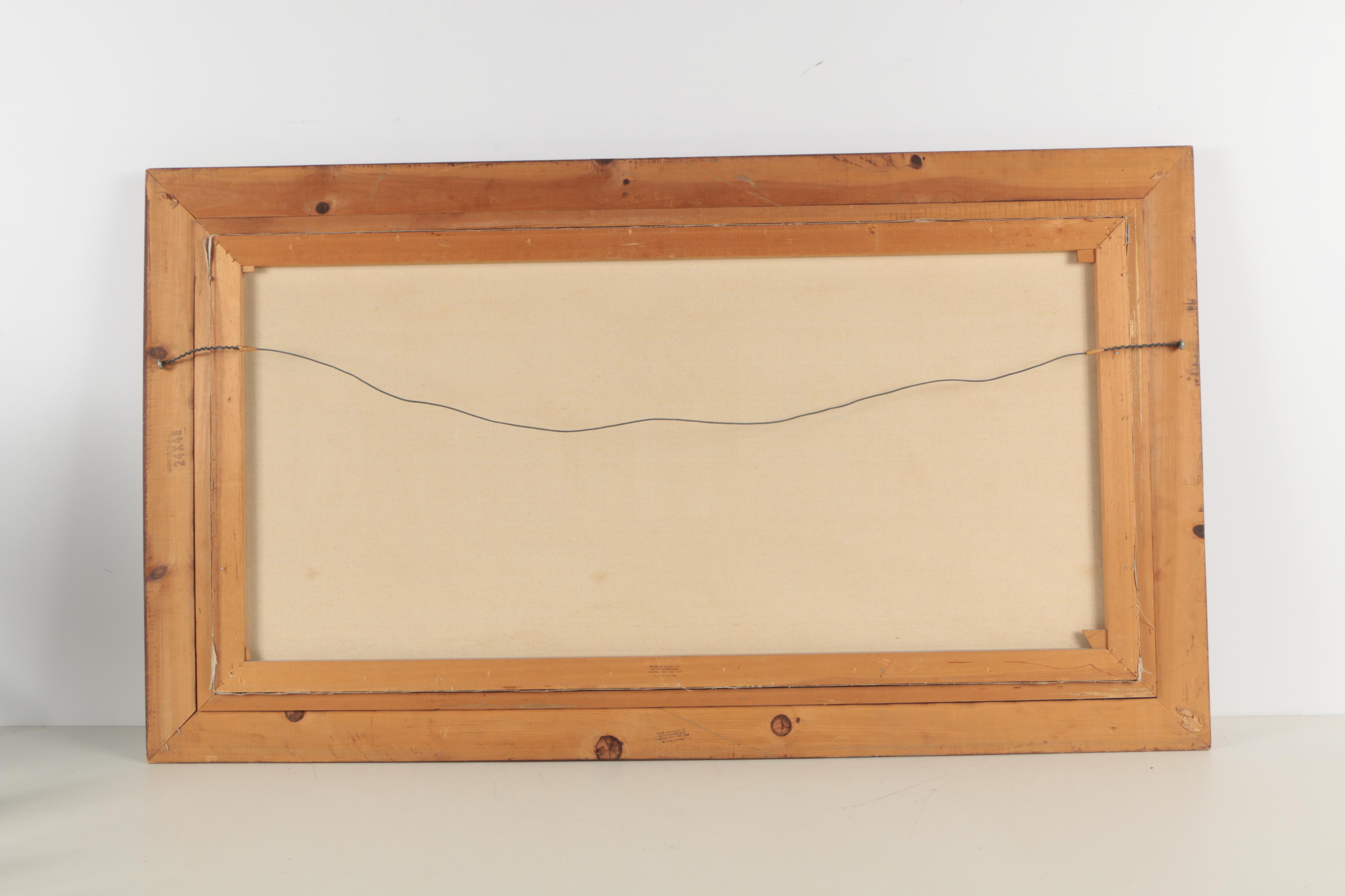 Suzanne Duchamp Oil Painting of Brooklyn Bridge