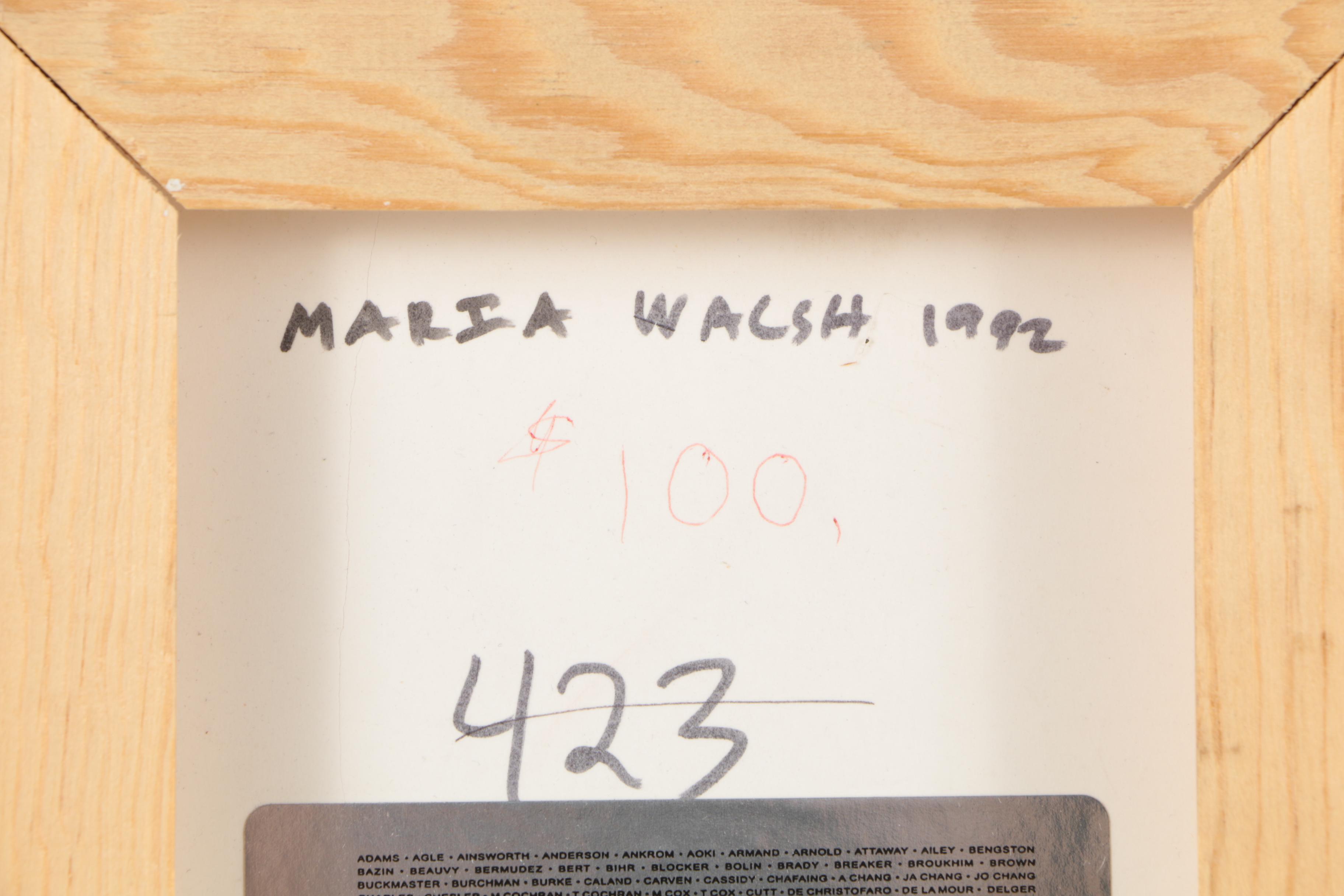 Maria Walsh Mixed Media Collage