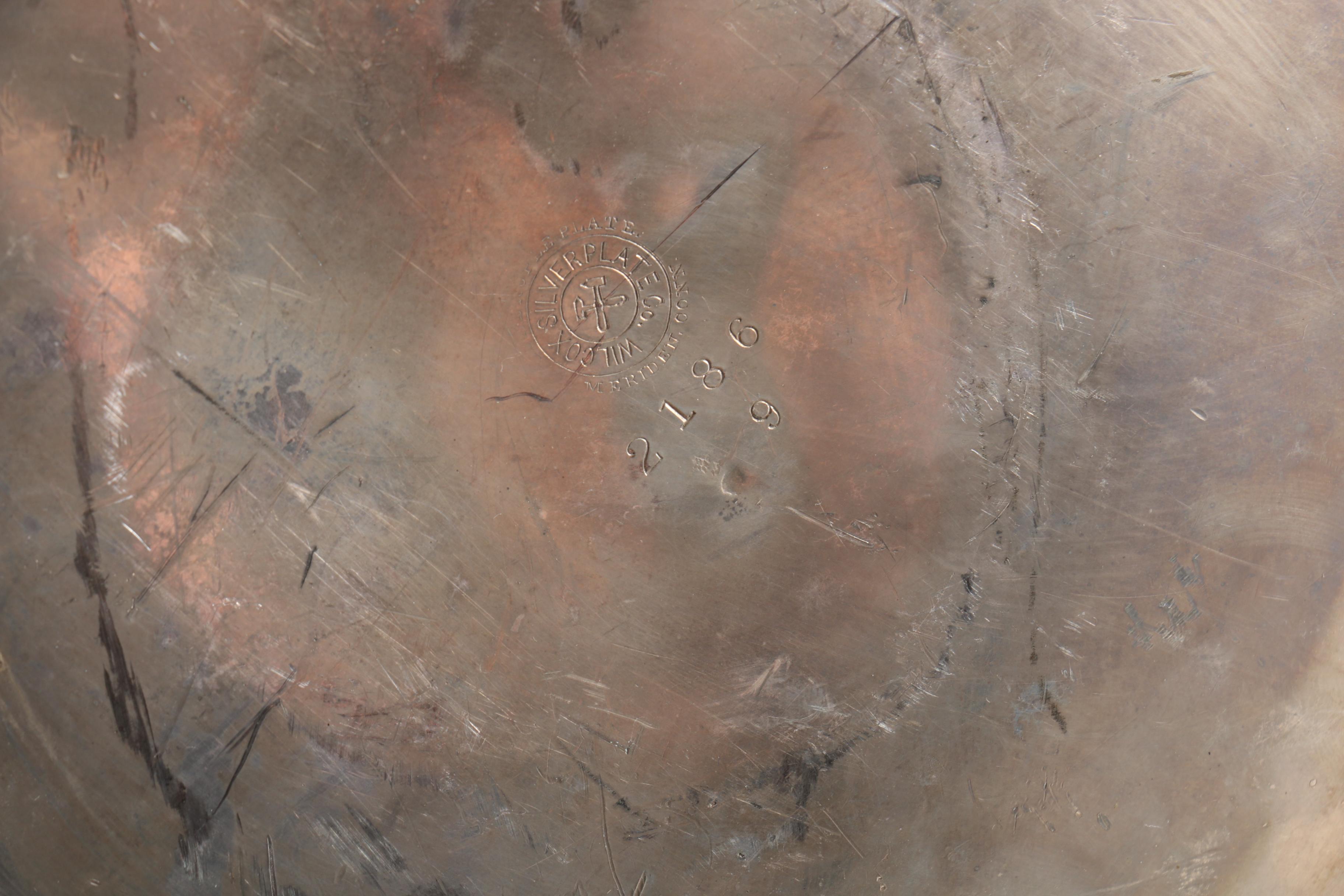 Wilcox Silverplate Co. Silver Plate Lidded Serving Dish and Goblets